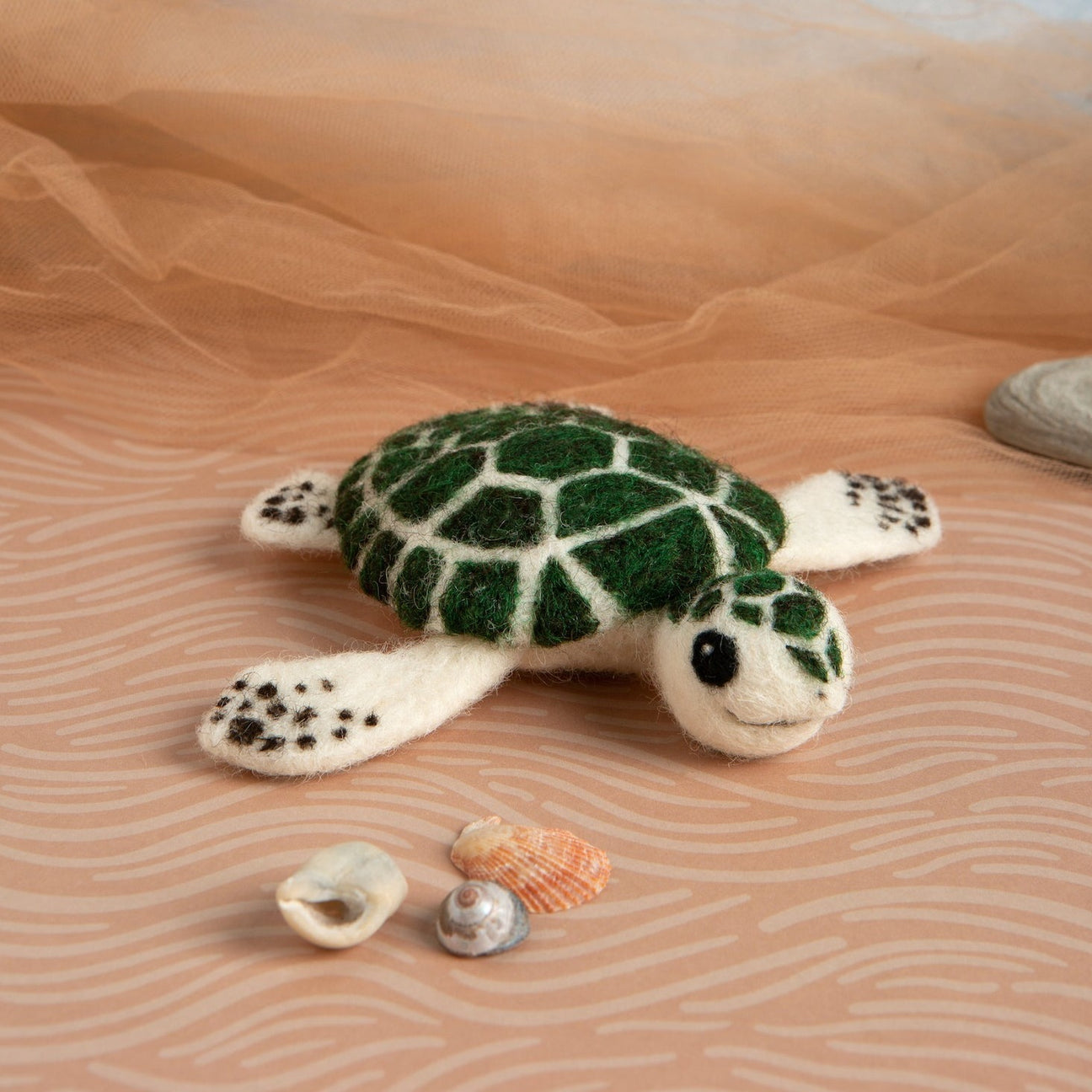 Mini Baby Turtle Needle Felting Kit