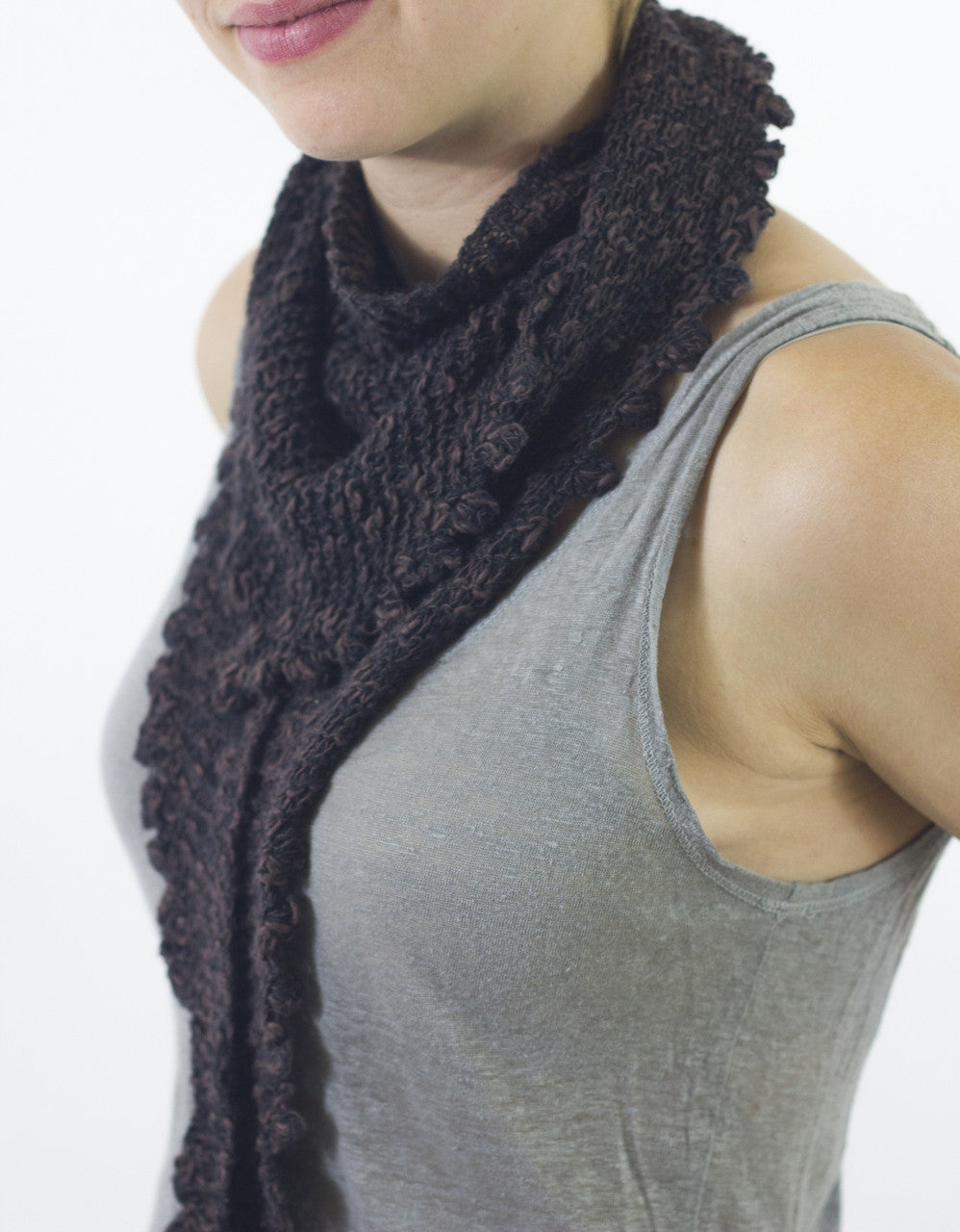Nora Bobble Scarf by Cocoknits