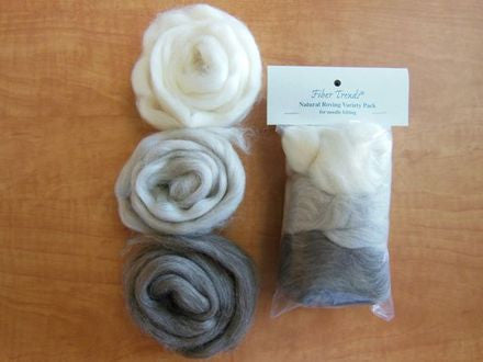 Fiber Trends Natural Roving Variety Pack