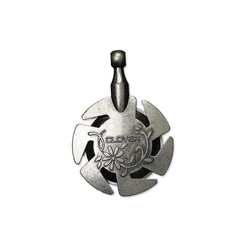 Clover 3106 Yarn Cutter Pendant in Antique Silver
