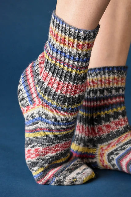 Free Pattern Friday: Channel Socks — ImagiKnit