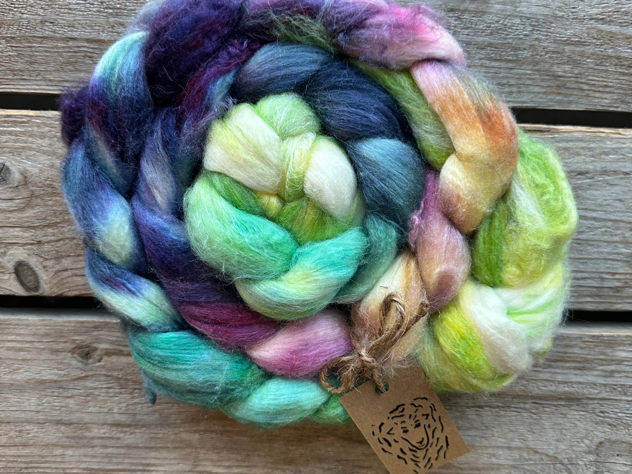 Merino Silk Roving Braids (Koigu)