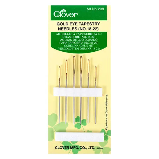 Clover 238 (Gold Eye Tapestry Needles 18/22)