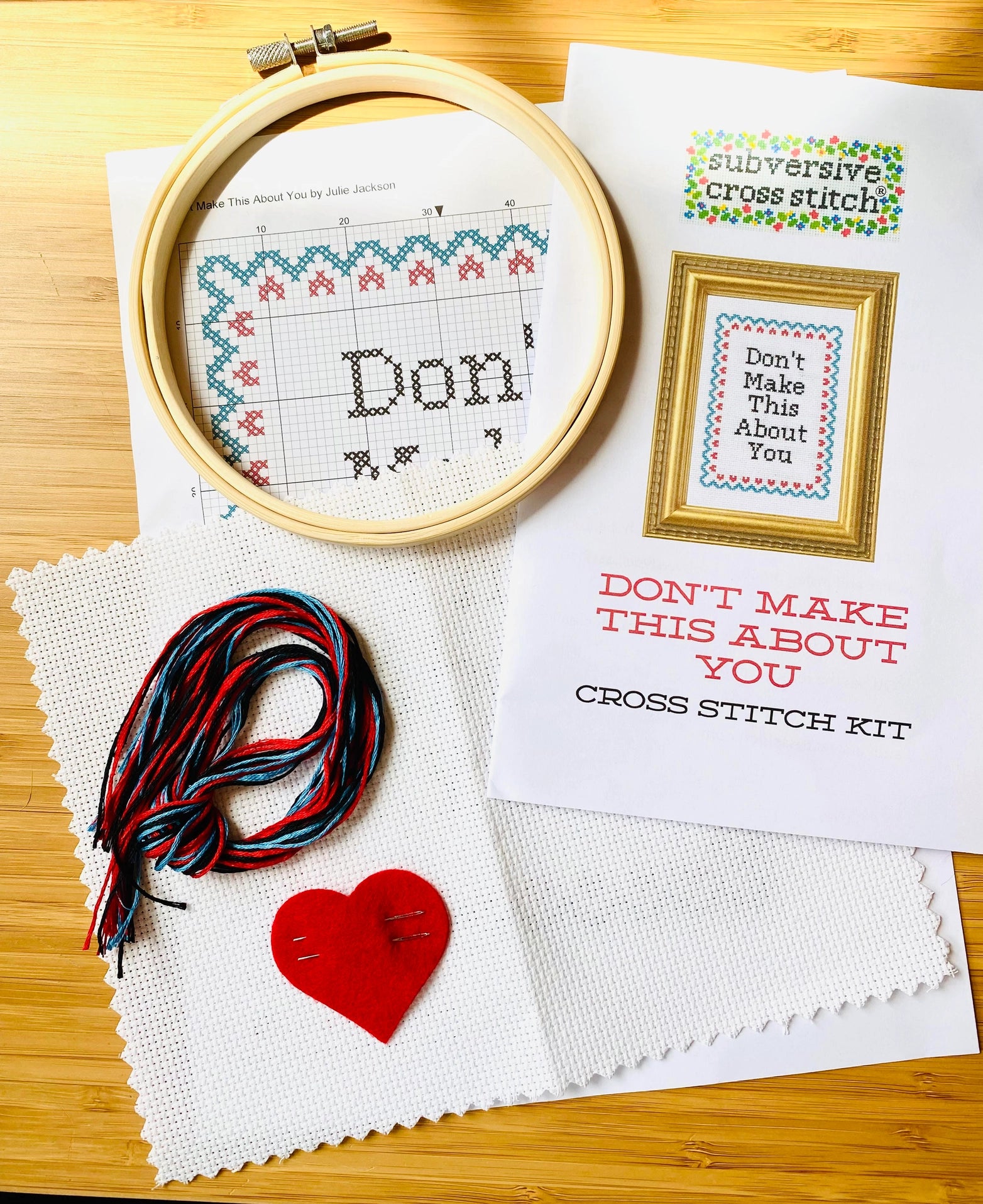 Subversive Cross Stitch Kits