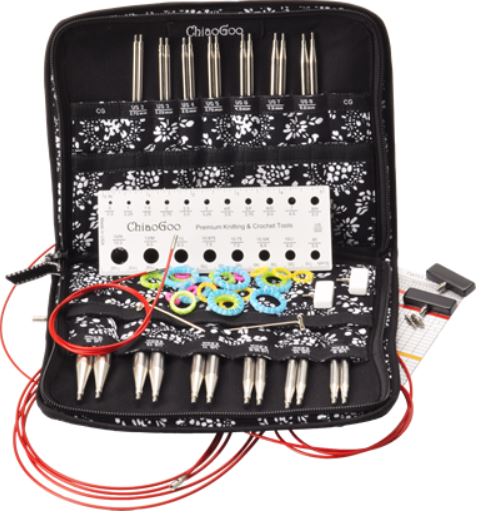 thumbnail image 2 of ChiaoGoo Interchangeable Knitting Needle Fabric Case - Model 2575 - Organize Your Needles 2 of 6