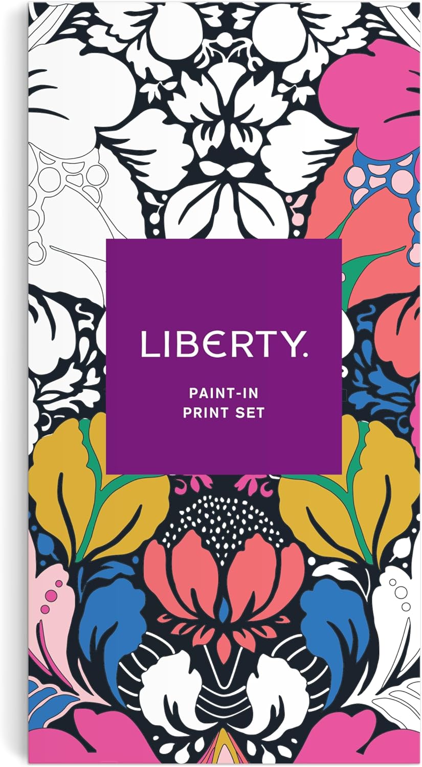 Galison Paint-in Print Set (Set of 6 Paint-in Prints)