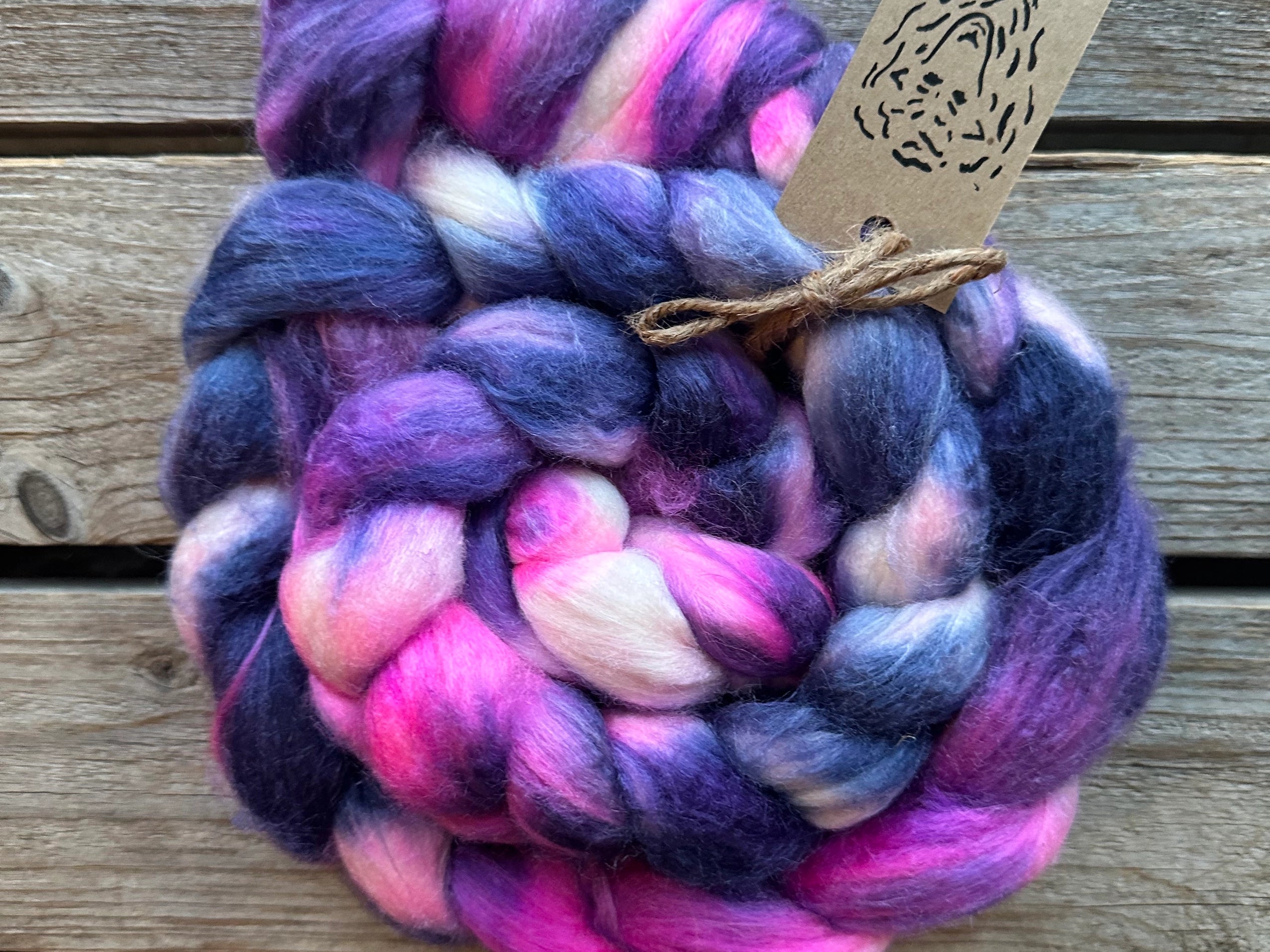 Merino Silk Roving Braids (Koigu)