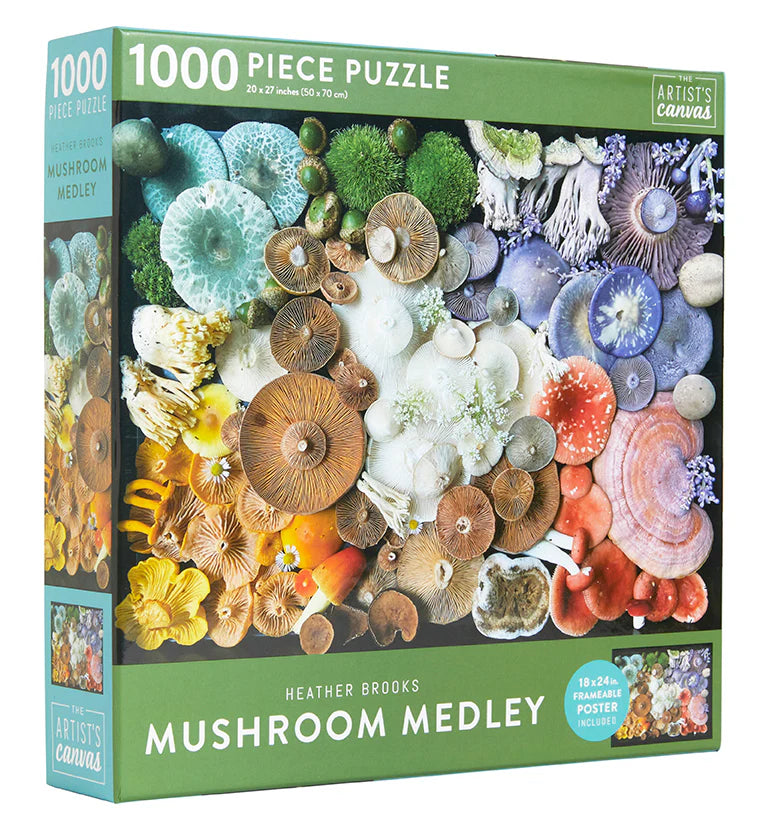 Mushroom Medley 1000 Piece Jigsaw Puzzle