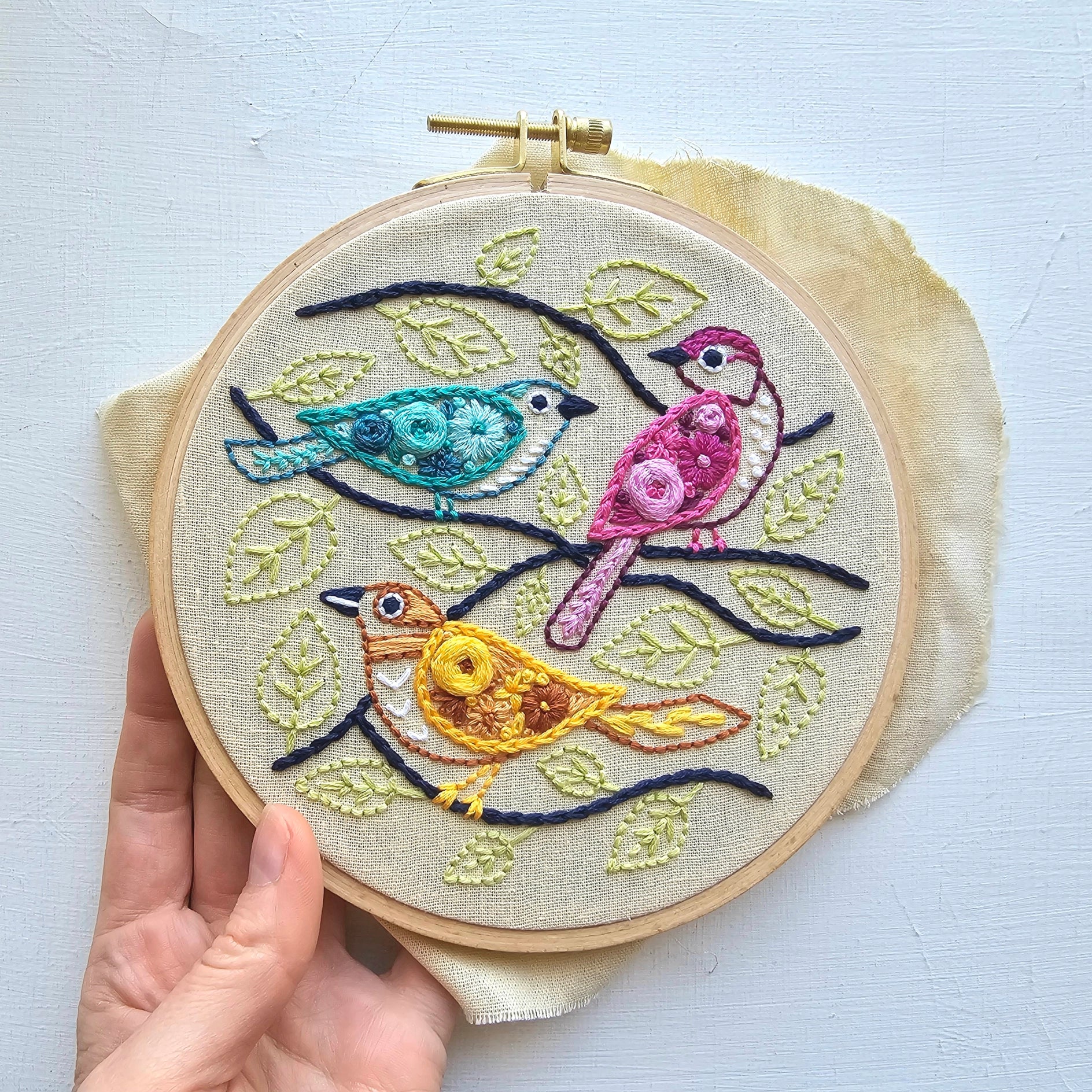 Birds of a Feather Beginner Embroidery Kit