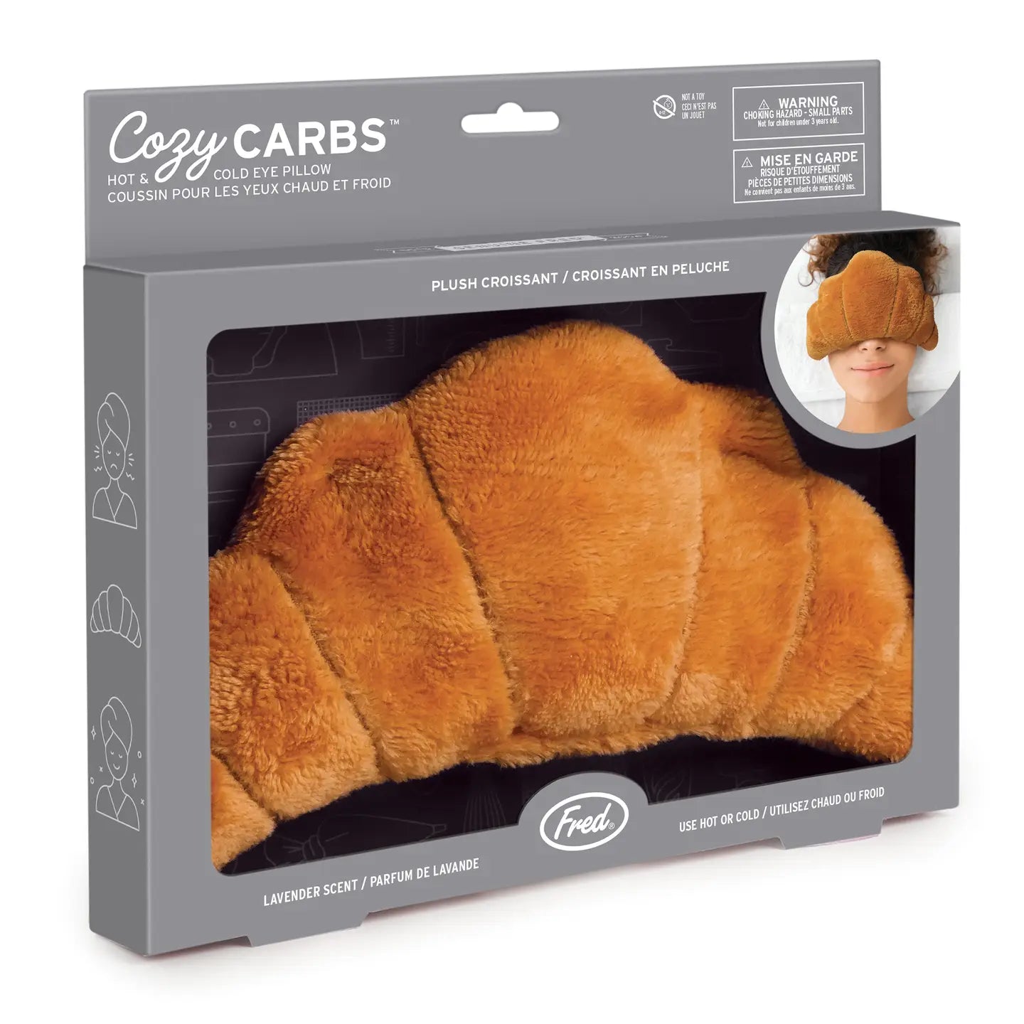 Cozy Carbs - Croissant Eye Pillow