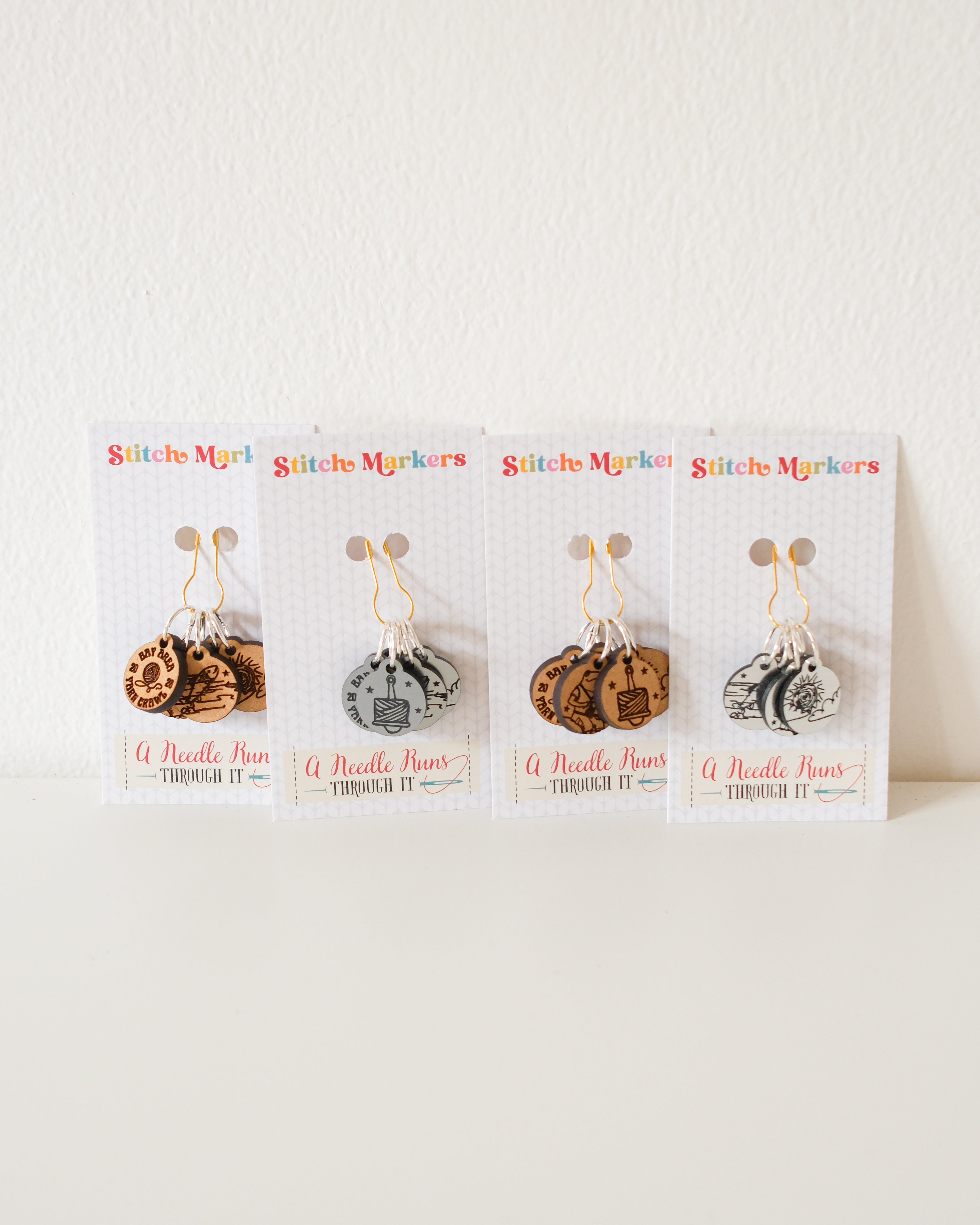 ANRTI Stitch Marker Sets of 5 for the Bay Area Yarn Crawl 2026