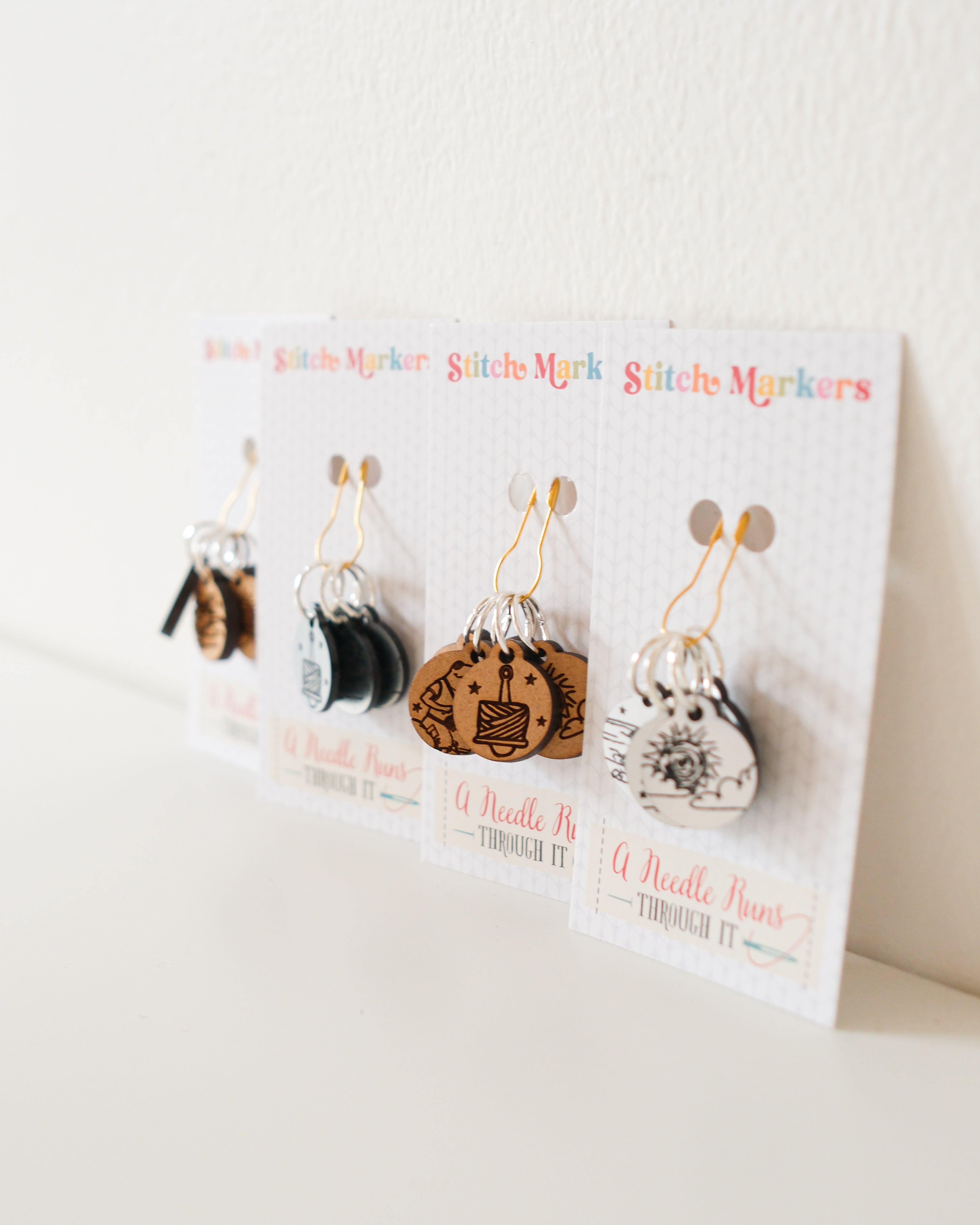ANRTI Stitch Marker Sets of 5 for the Bay Area Yarn Crawl 2026