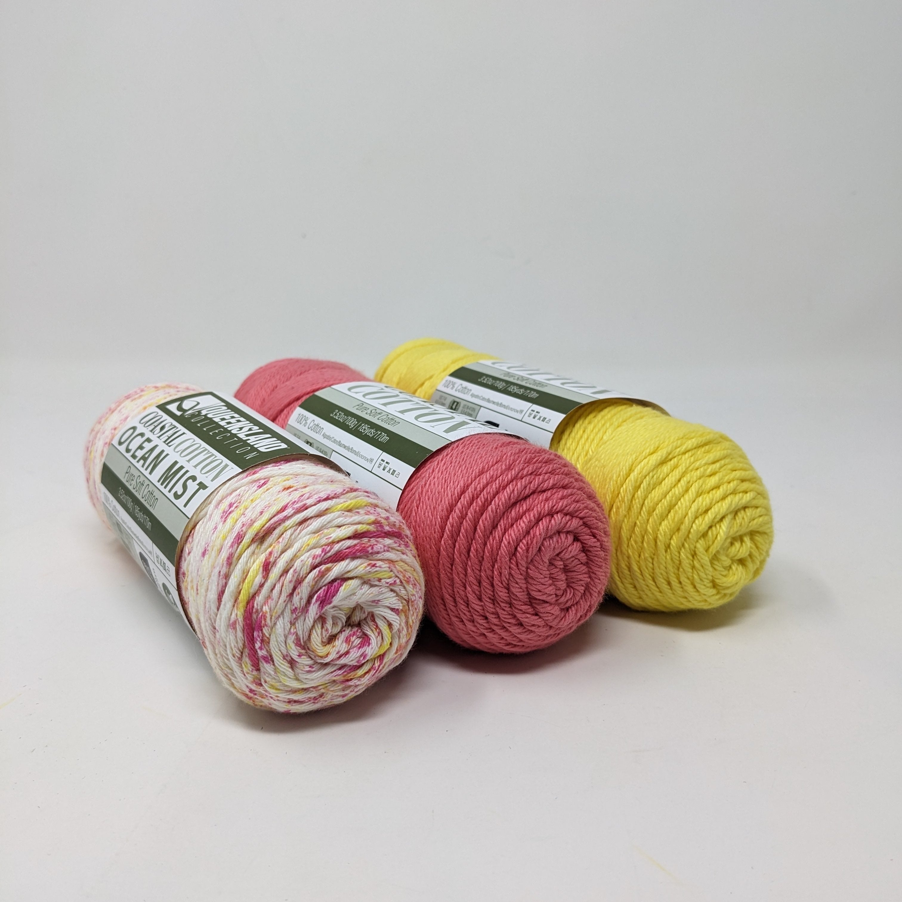 Linen Dishcloth Set Kit (with Coastal Cotton Ocean Mist)