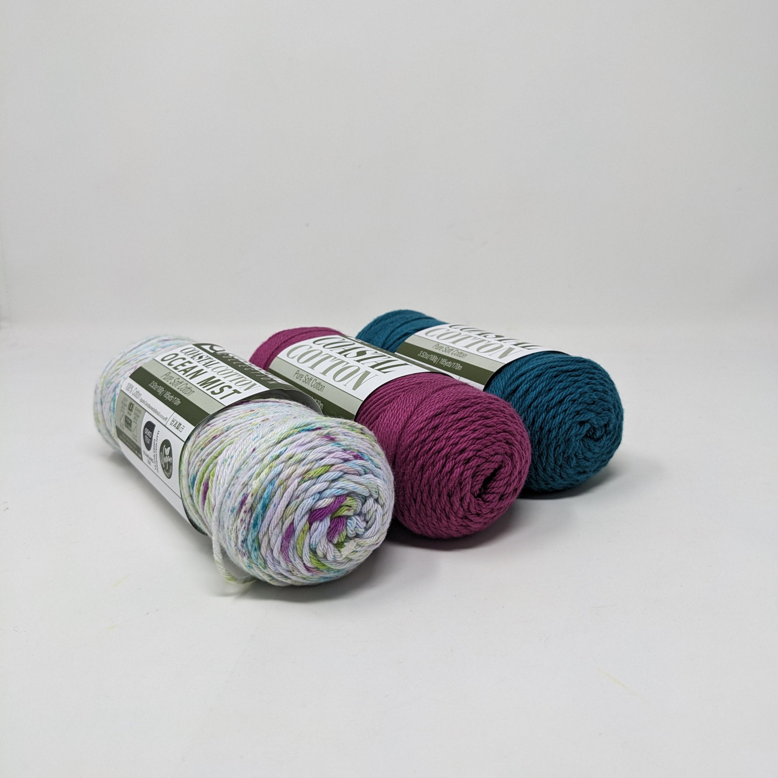 Linen Dishcloth Set Kit (with Coastal Cotton Ocean Mist)