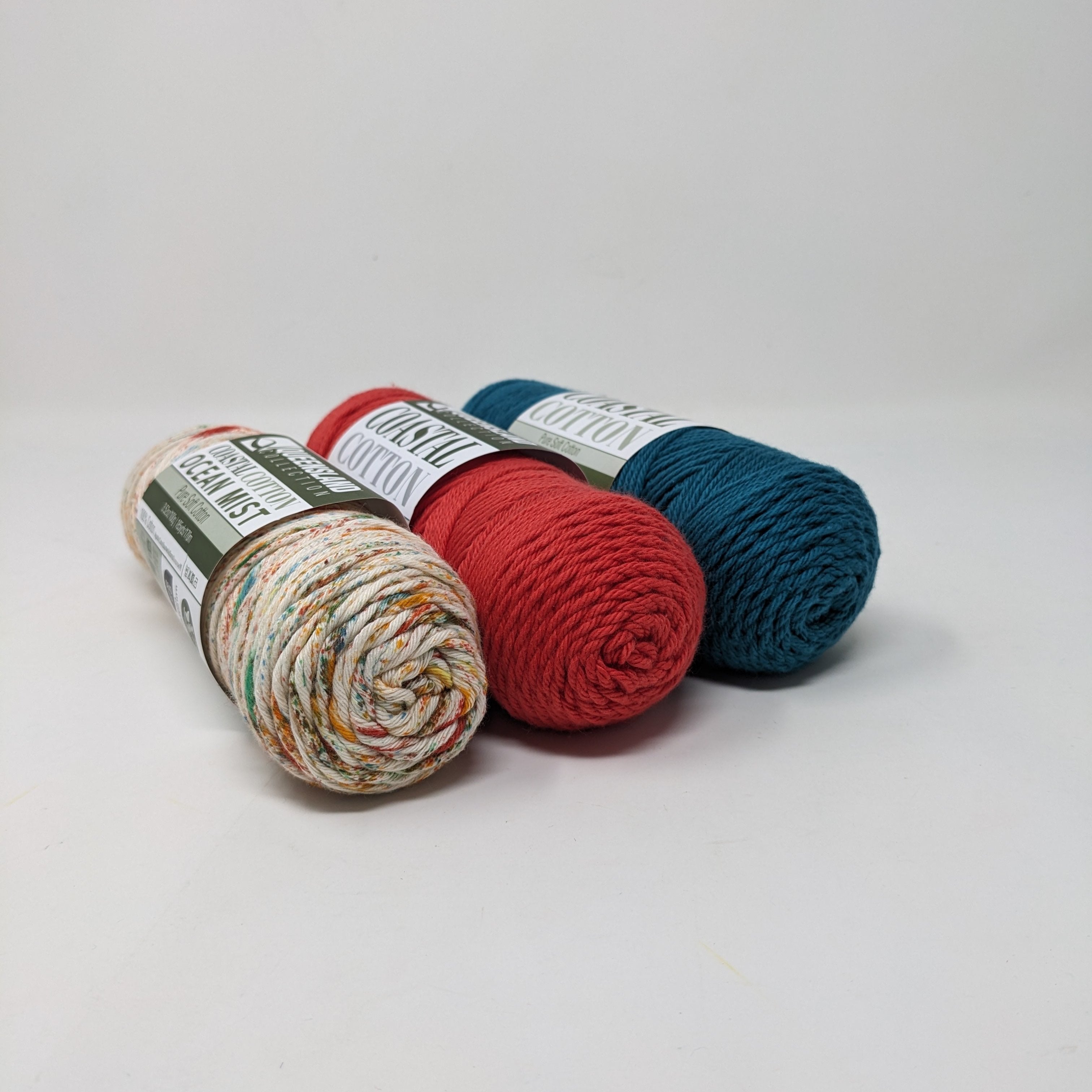 Linen Dishcloth Set Kit (with Coastal Cotton Ocean Mist)