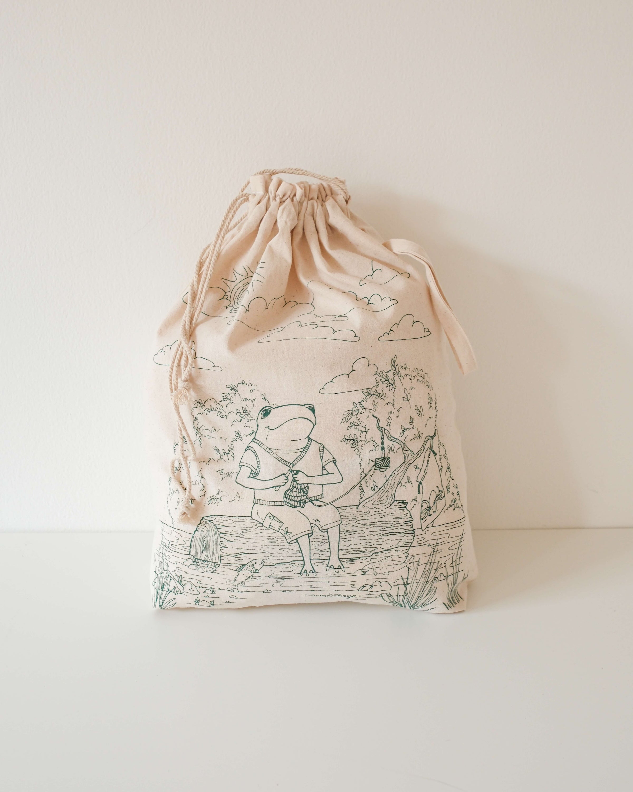 Dawn Kathryn Drawstring Project Bag for the Bay Area Yarn Crawl 2026