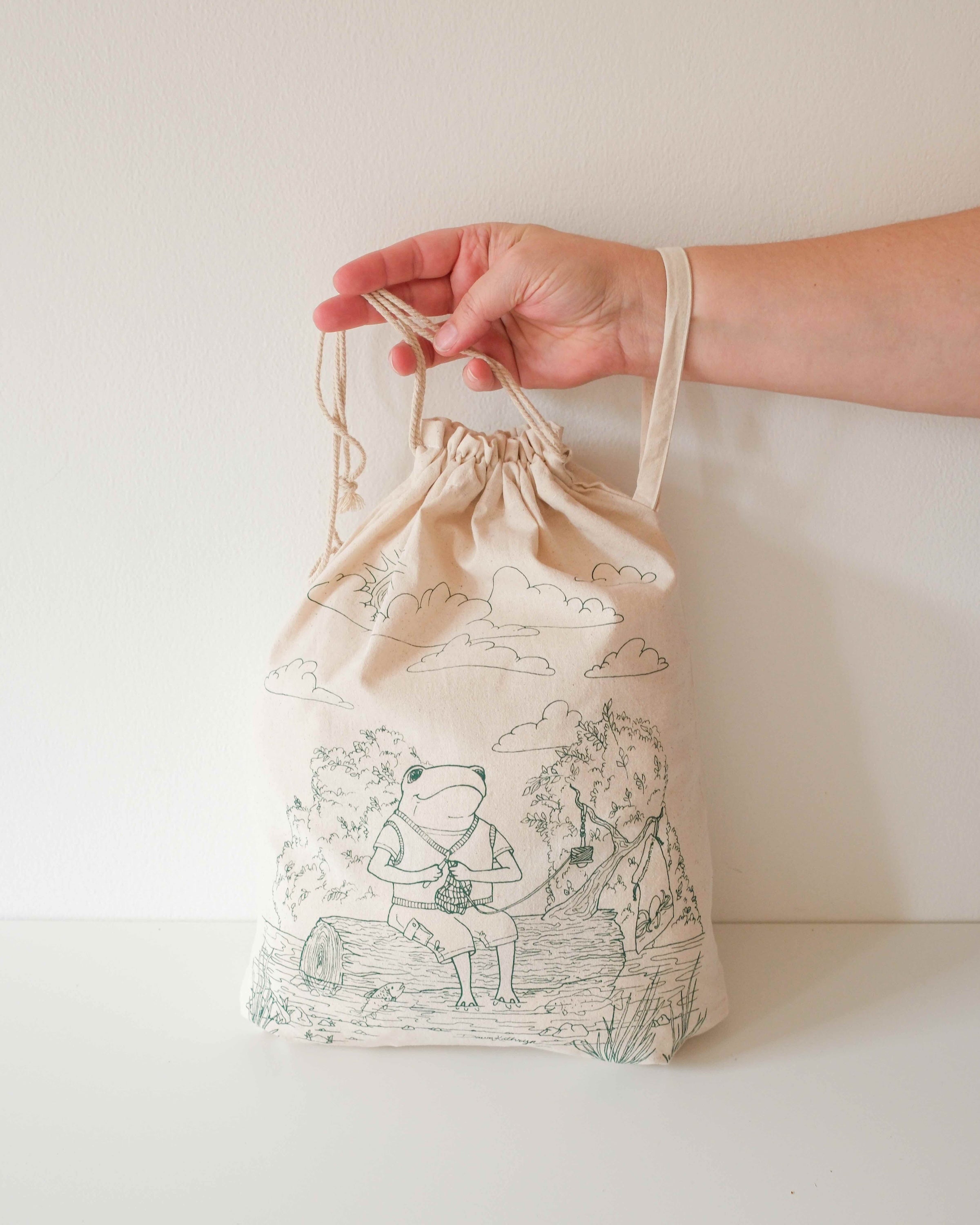 Dawn Kathryn Drawstring Project Bag for the Bay Area Yarn Crawl 2026