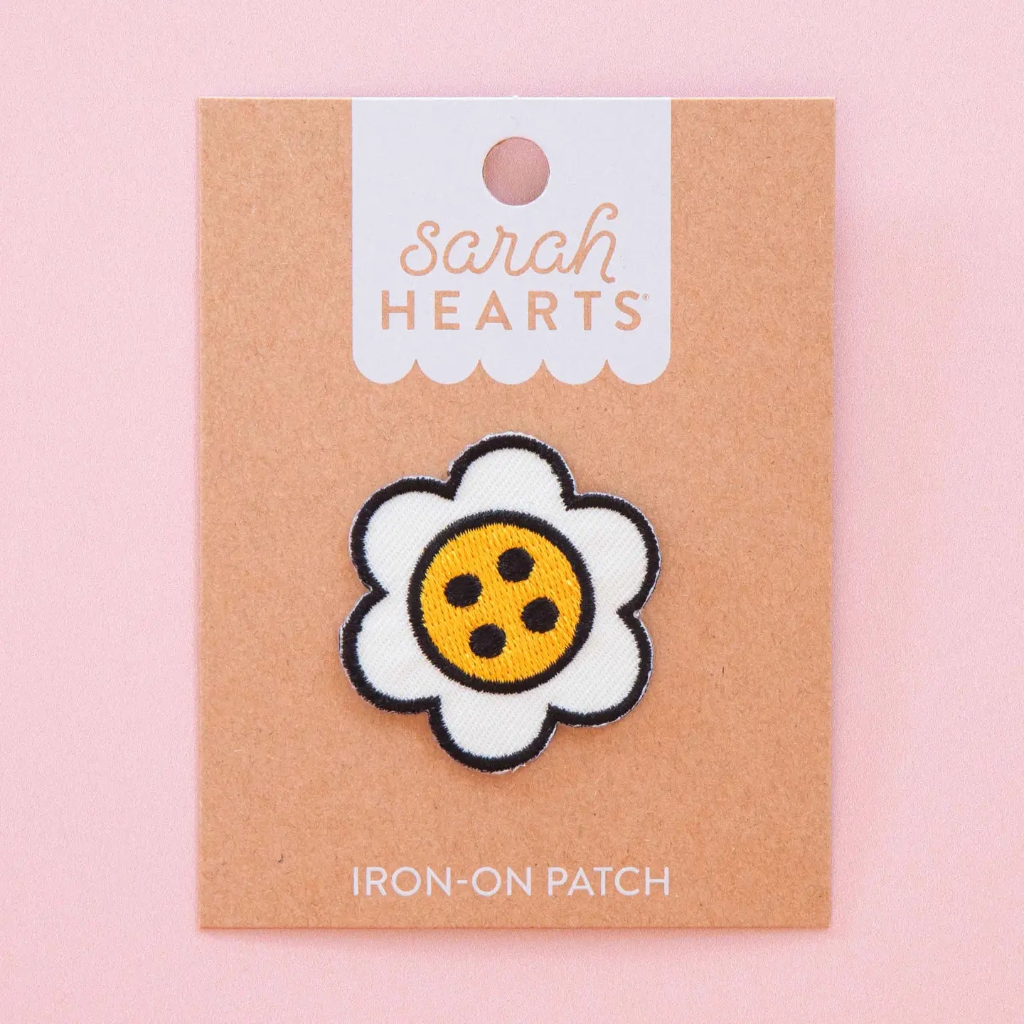 Sarah Hearts Iron-On Patch