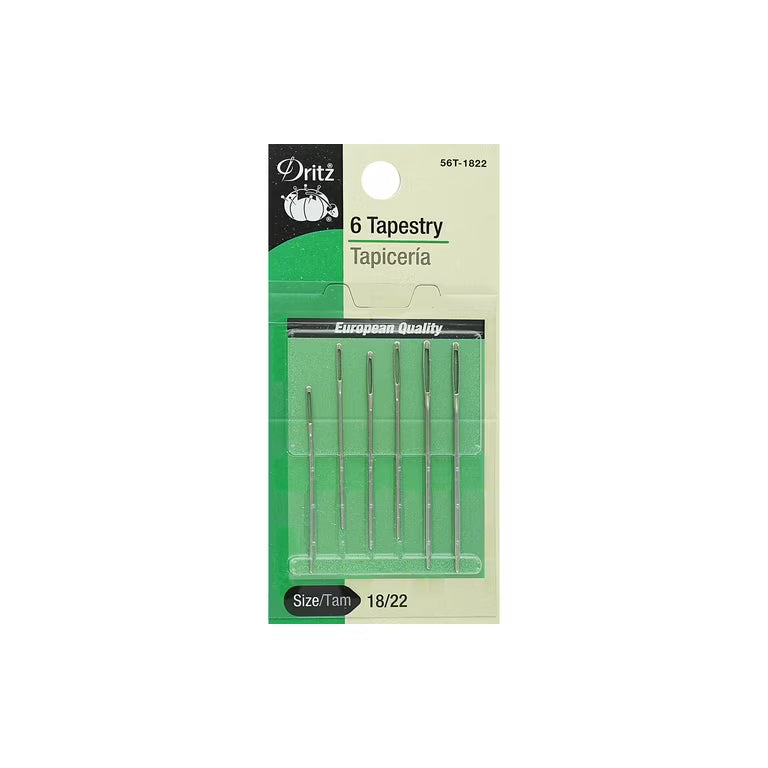 Dritz 56T-1822 (Set of 6 Tapestry Needles #18/22)