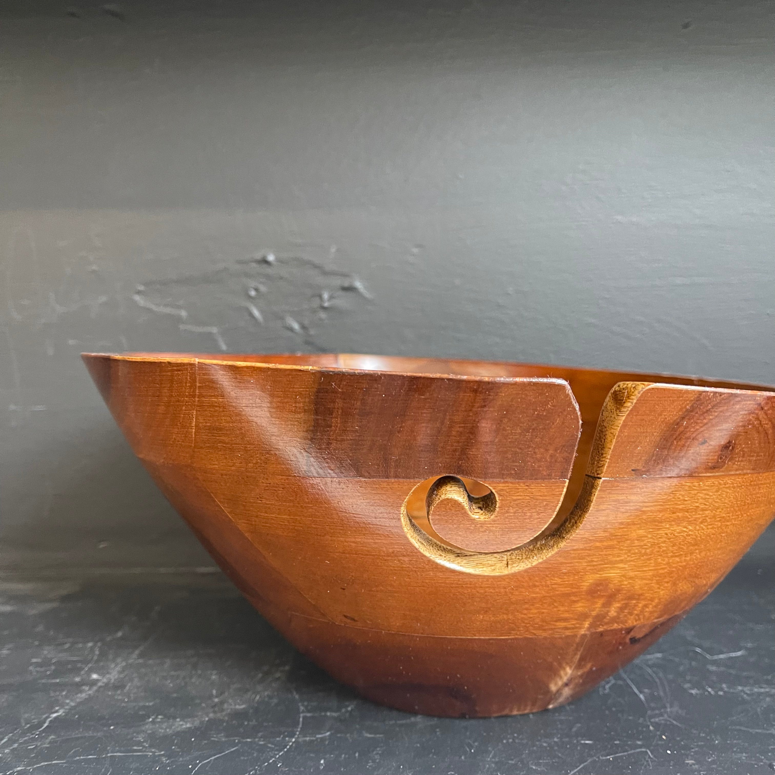 Dean Hood Project/Yarn Container (Angled Salad Bowl)