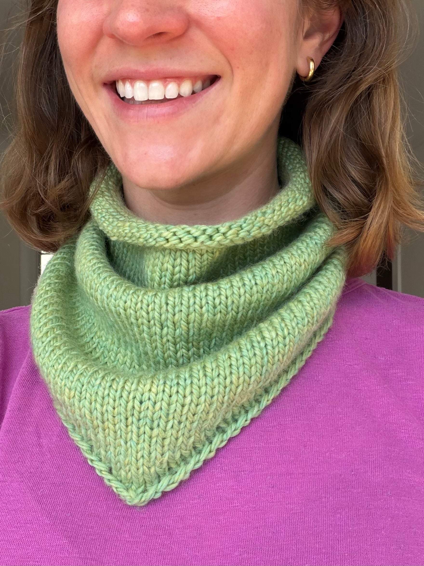 Simple Bandana Cowl Class - Learn Short Rows (San Francisco)