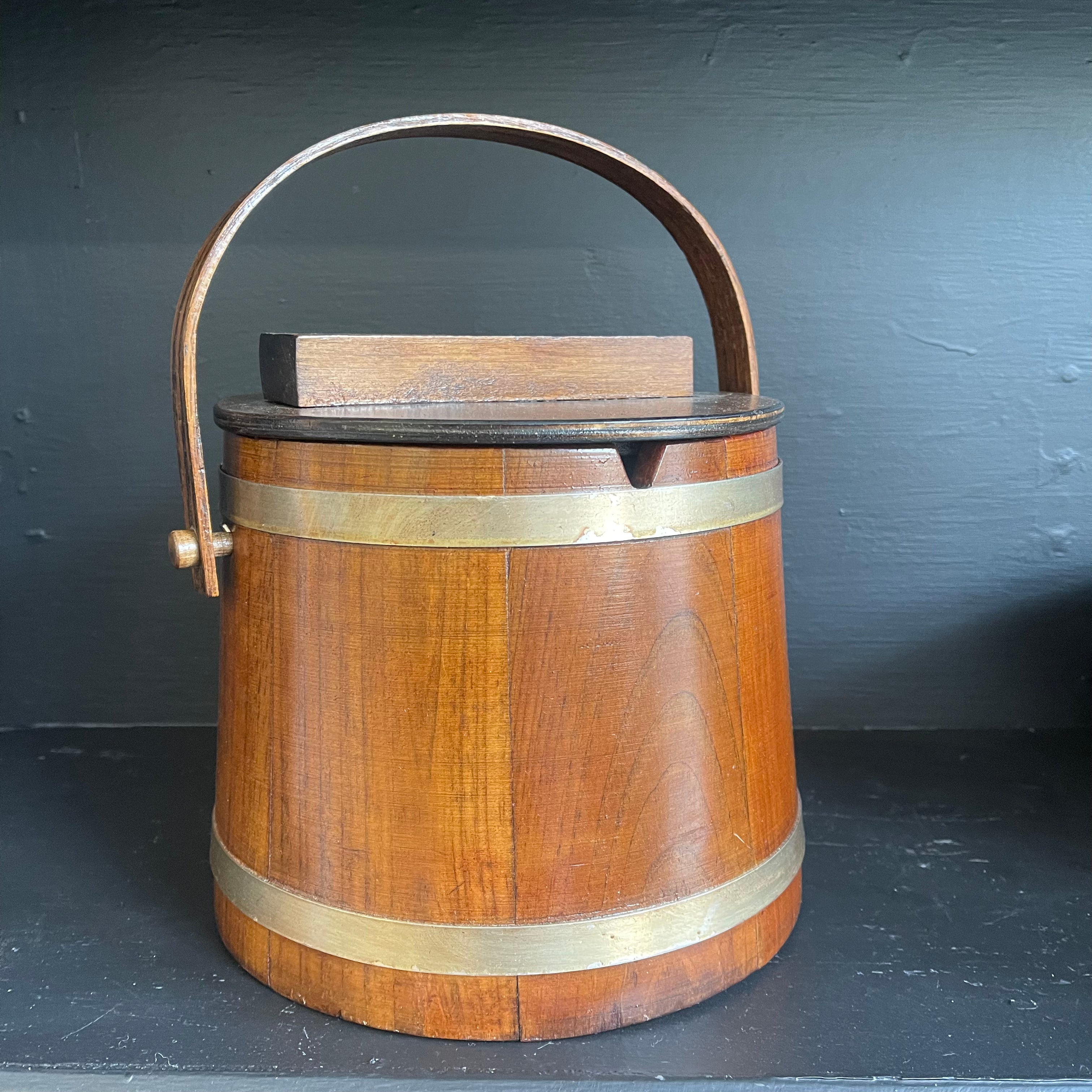 Dean Hood Project/Yarn Container (Barrel with Top and Handle)