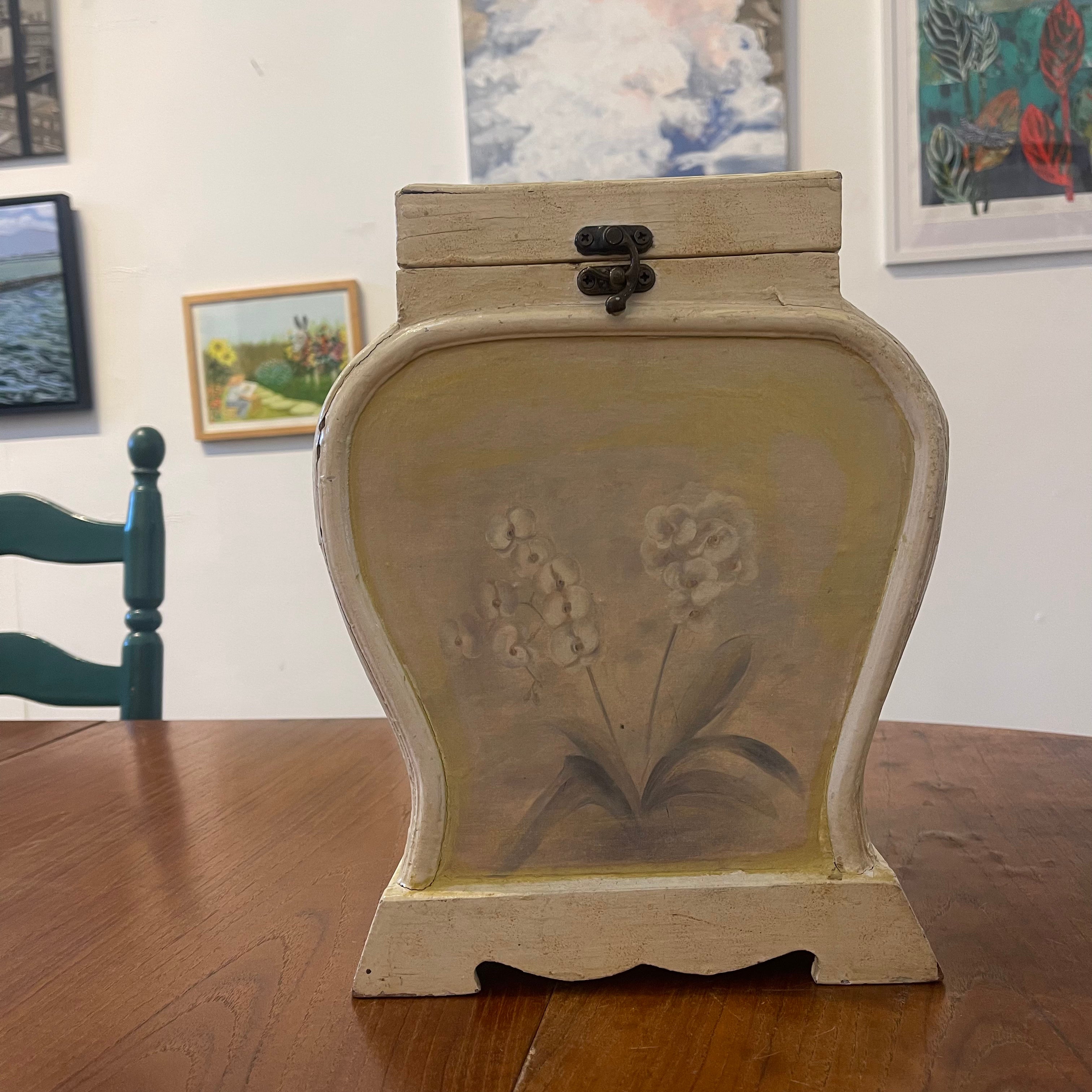 Dean Hood Project/Yarn Bowl - Tall Painted Box