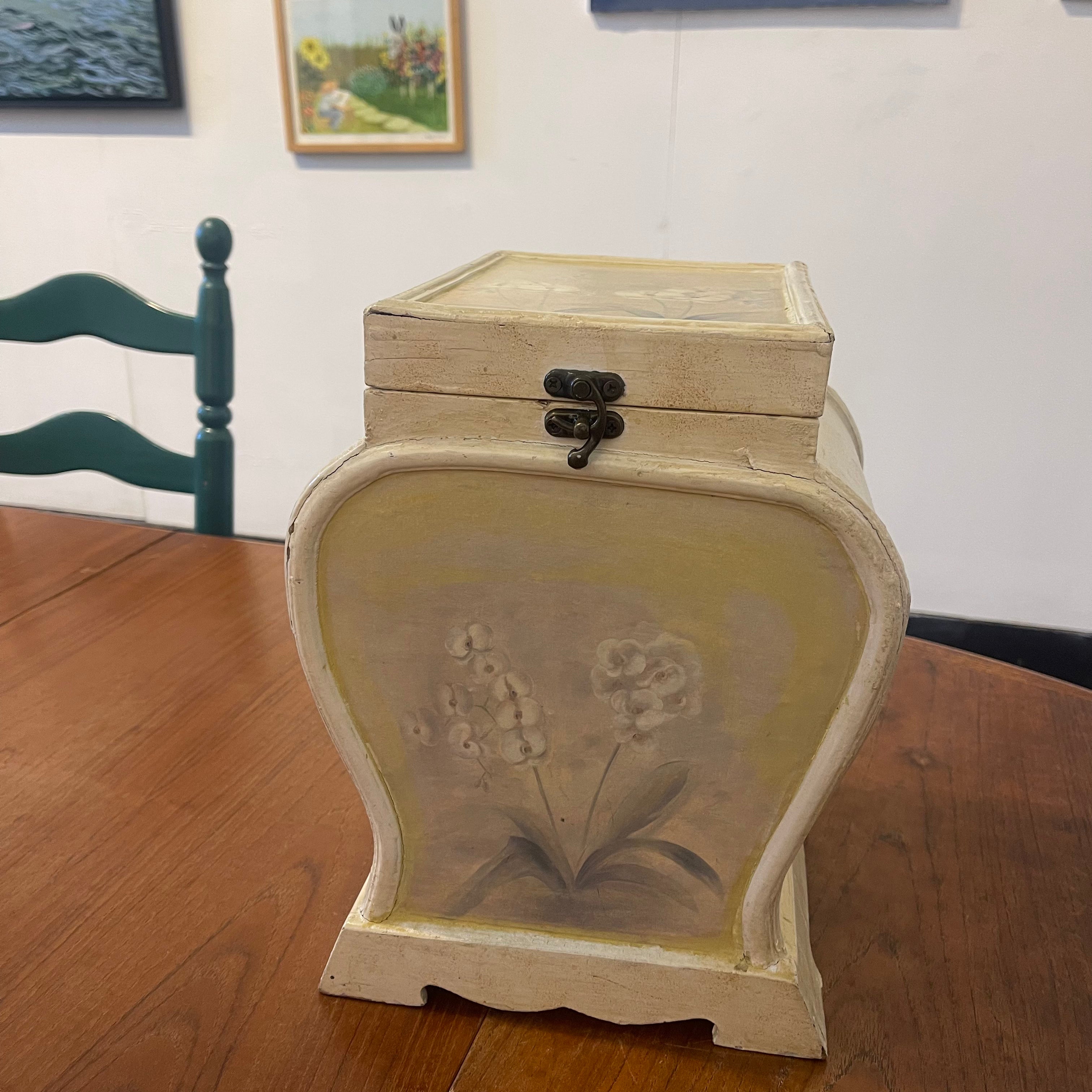 Dean Hood Project/Yarn Bowl - Tall Painted Box