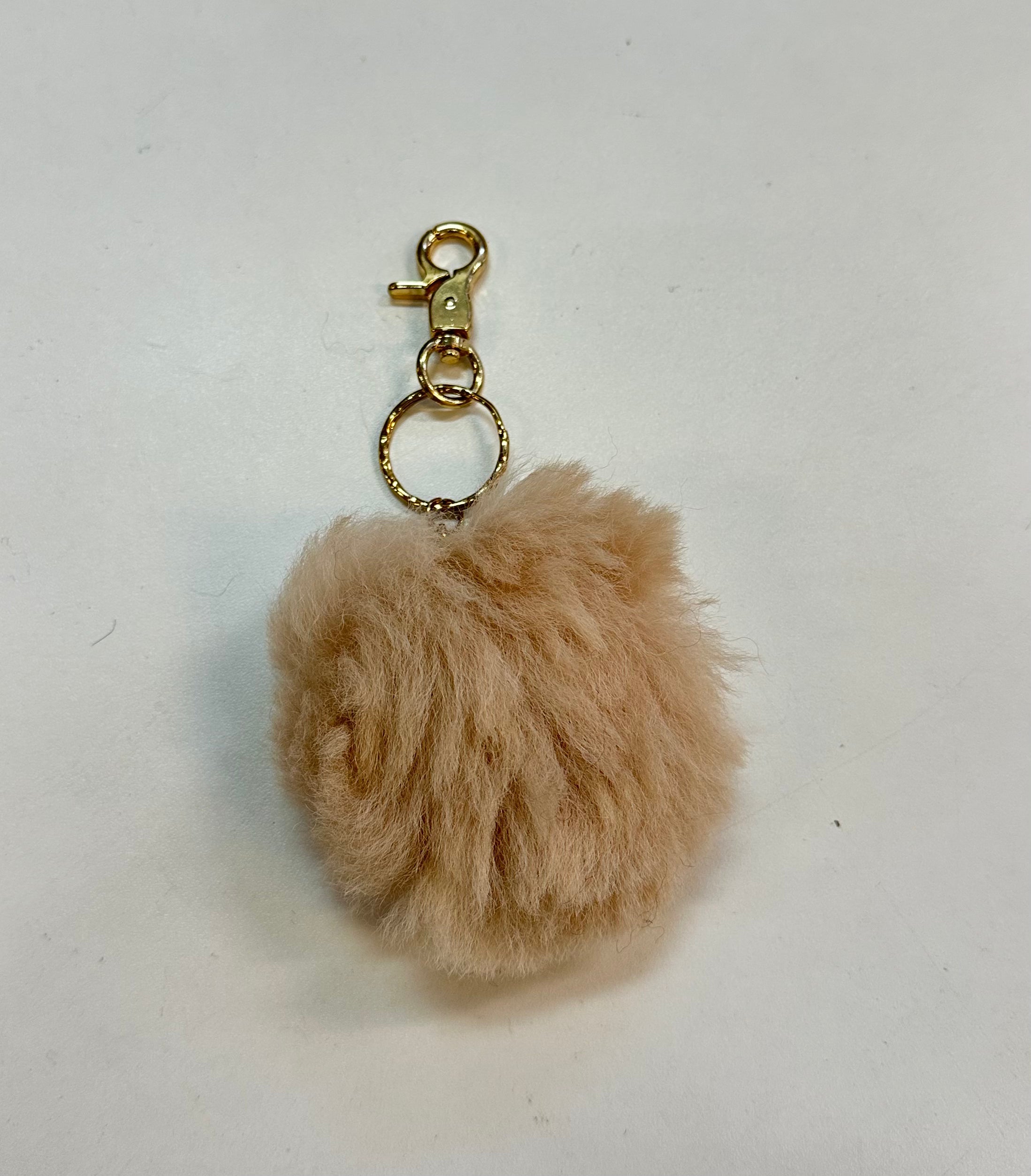 Alpaca Pom Keychain