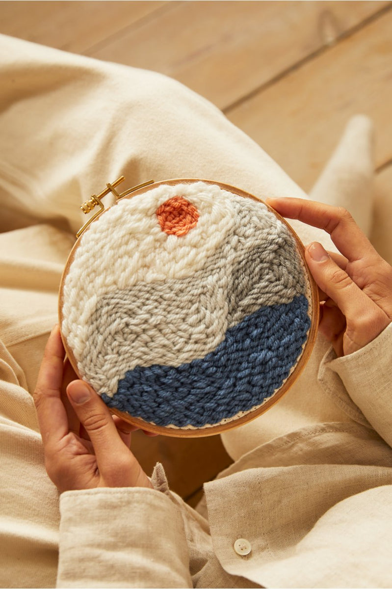The Ocean Meditation Punch Needle Kit From DMC - Traditional Embroidery - Cross-Stitch  Kits Kits - Casa Cenina