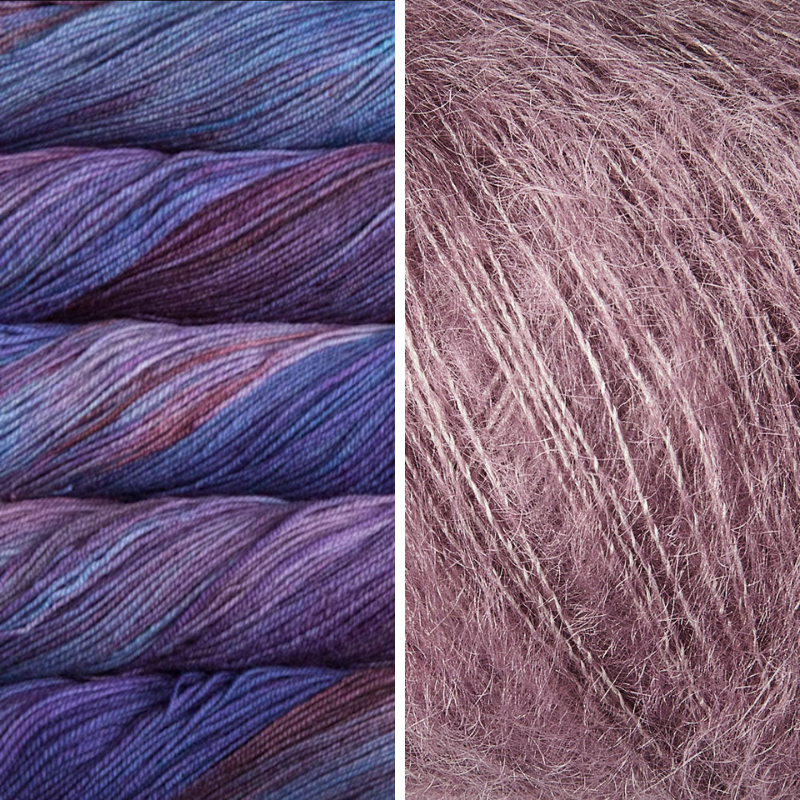 Blooming Crocus Eyelet Capelet Kit