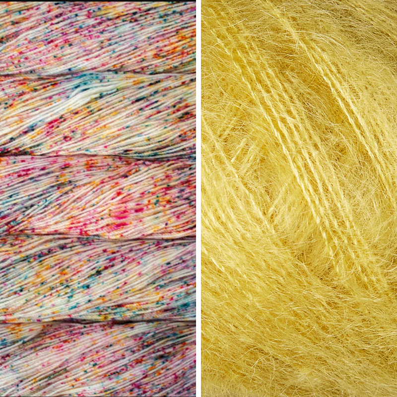 Blooming Crocus Eyelet Capelet Kit