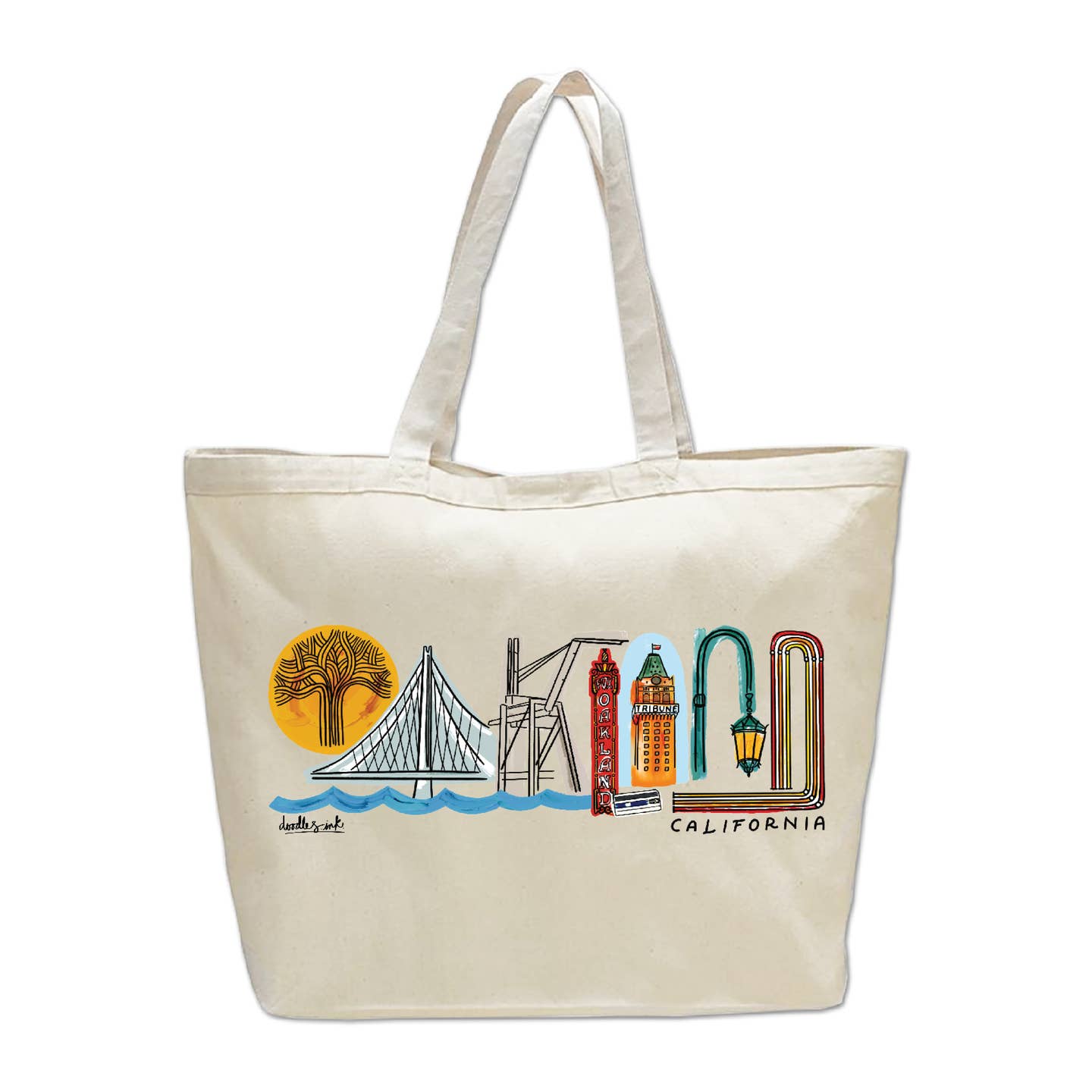 doodles.ink x SF Mercantile Tote Bags