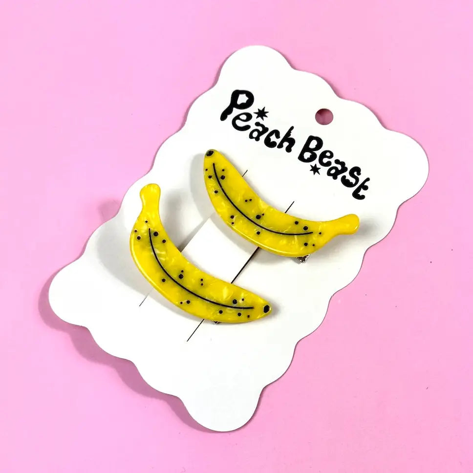 Peach Beast Hair Clip Sets