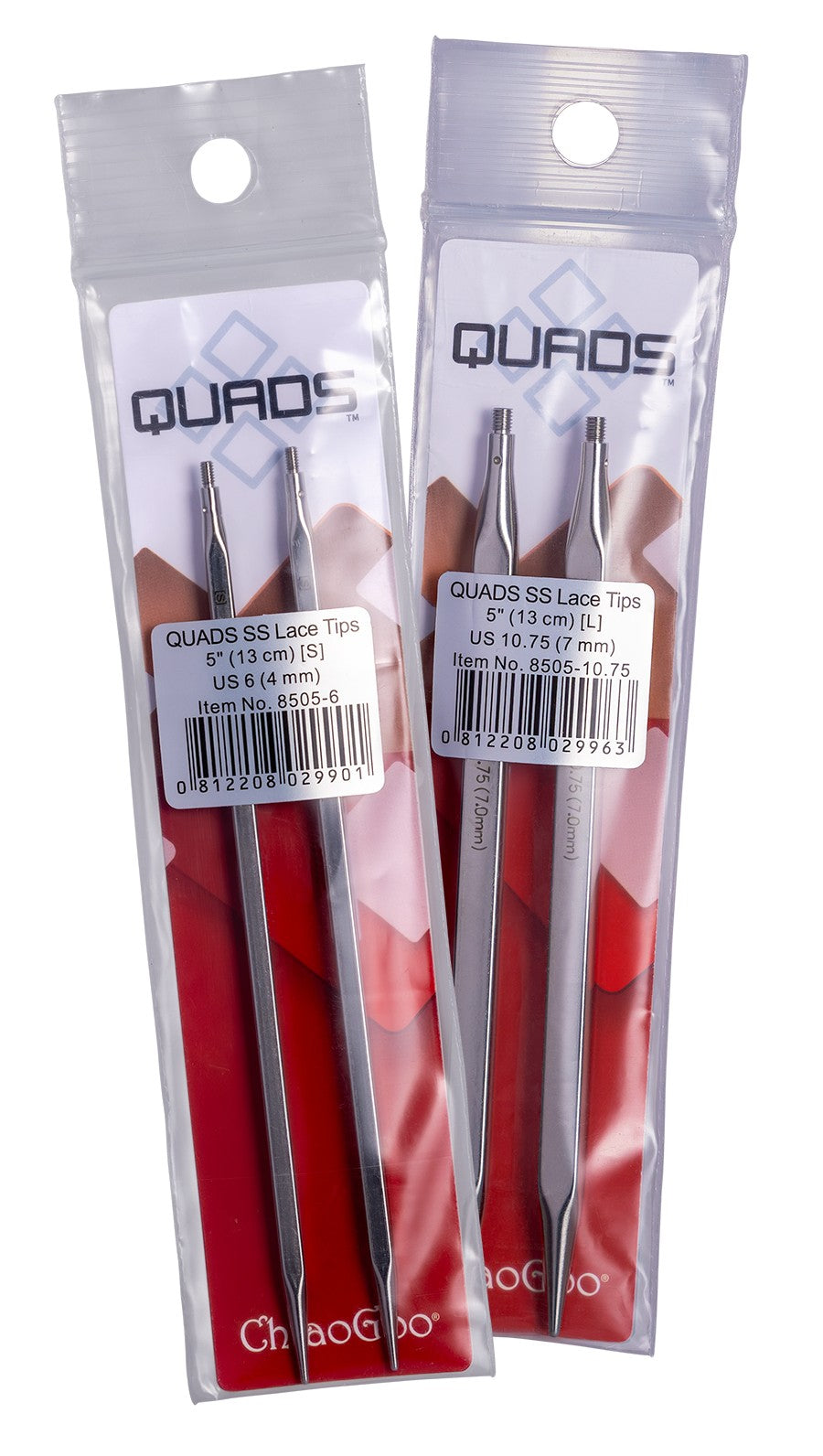 ChiaoGoo 4" Quads Lace Interchangeable Tips
