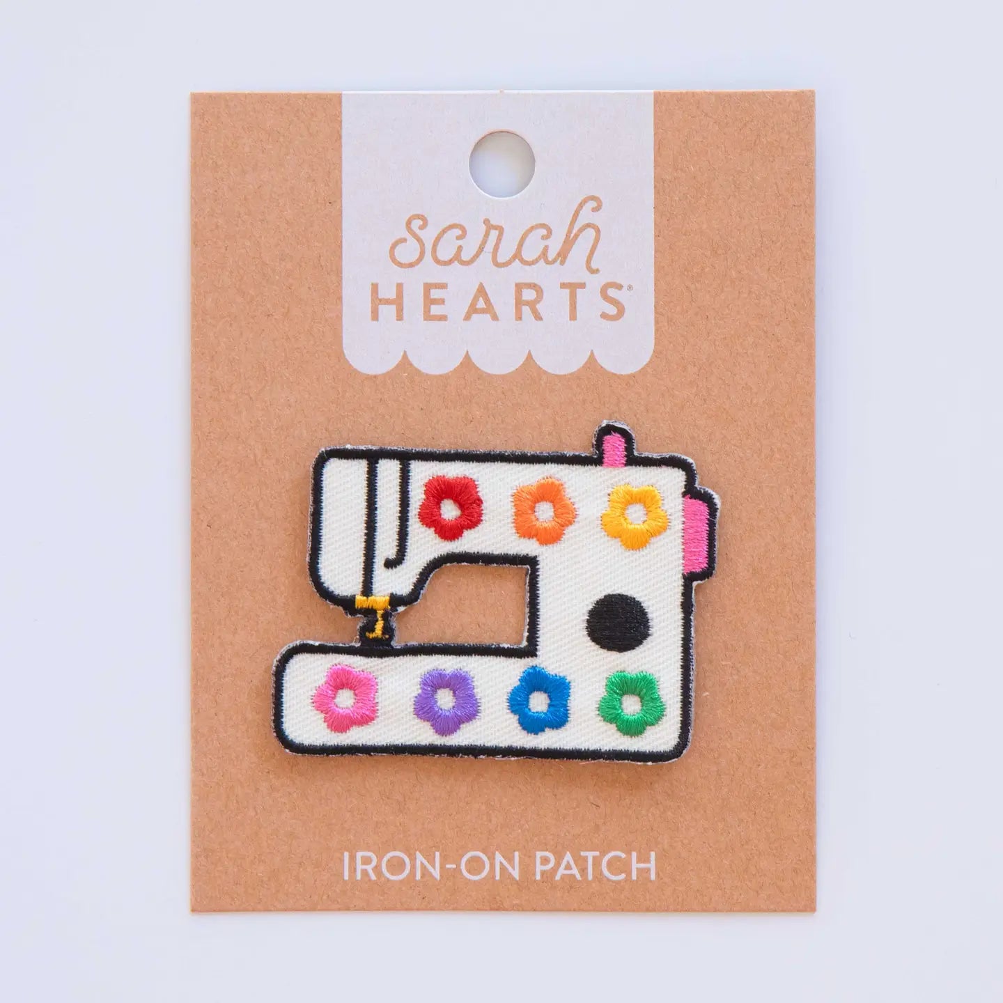 Sarah Hearts Iron-On Patch