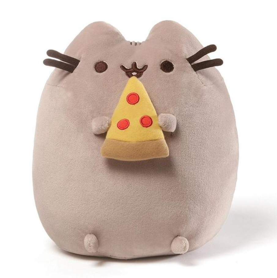 Pusheen Plush - Pizza, 9.5"