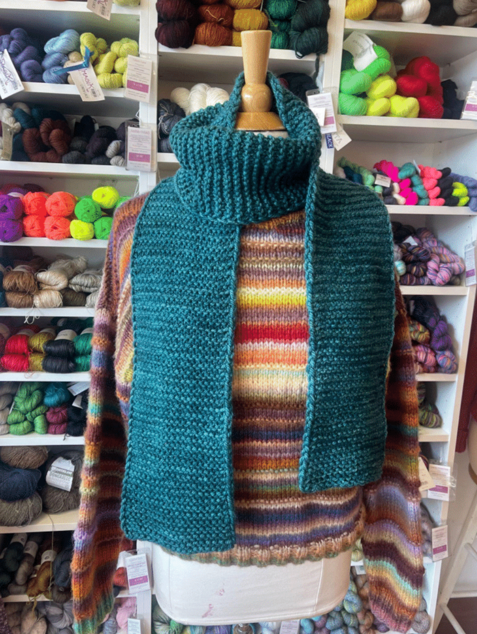 My First Scarf Kit (Malabrigo Chunky)