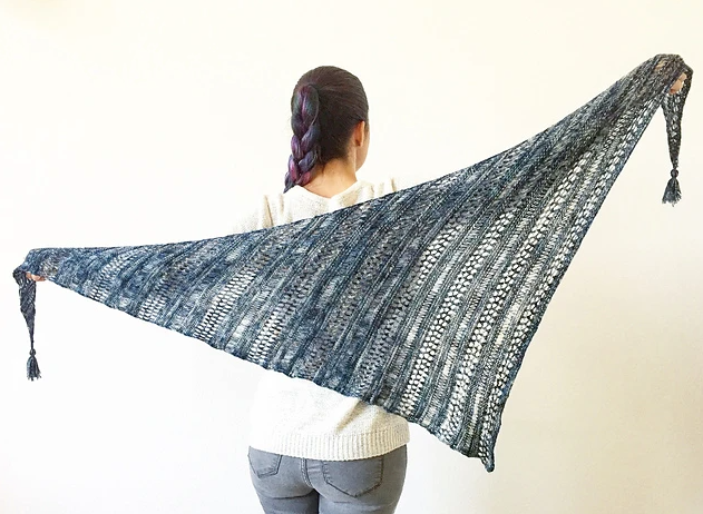 Stormy Sky Shawl Kit