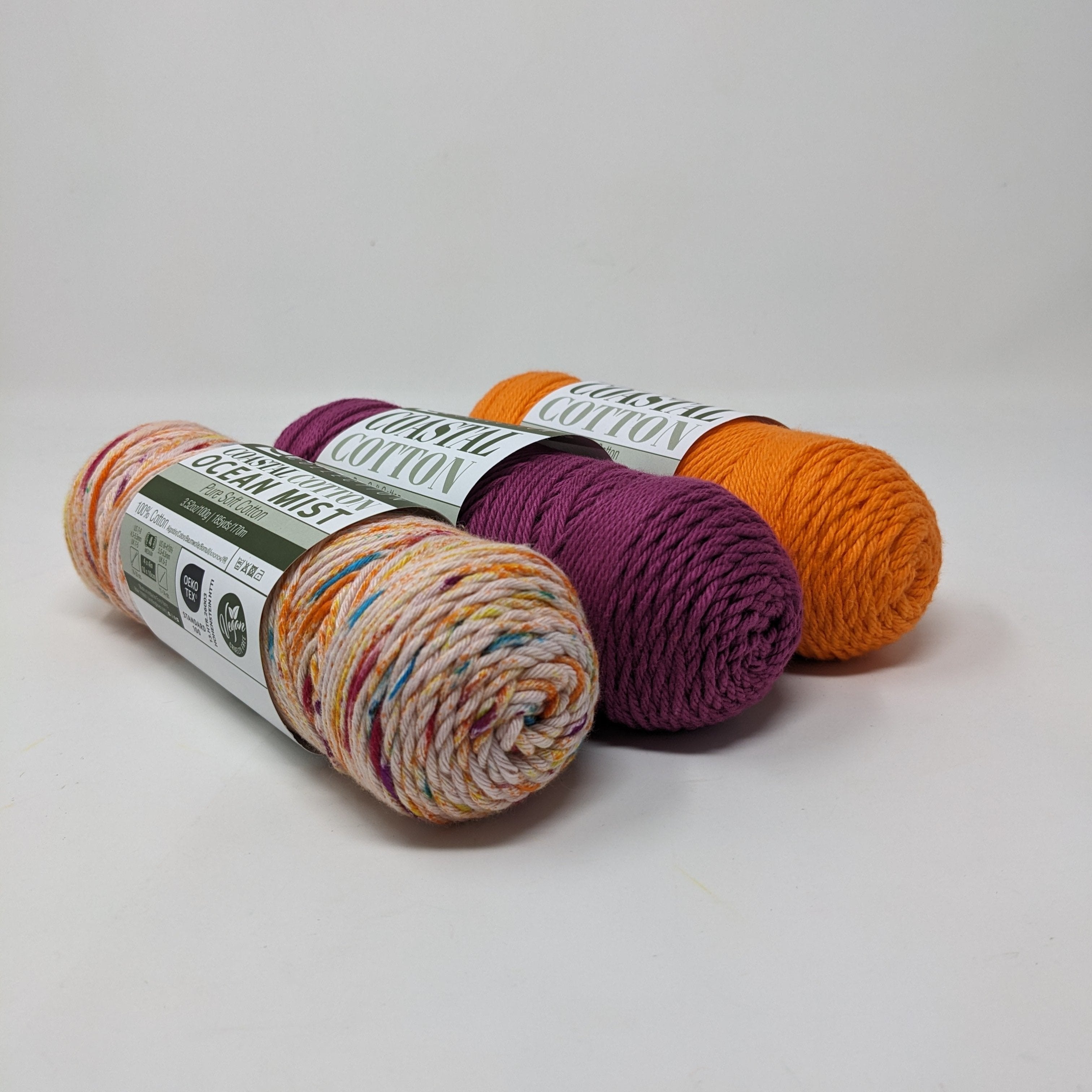 Linen Dishcloth Set Kit (with Coastal Cotton Ocean Mist)