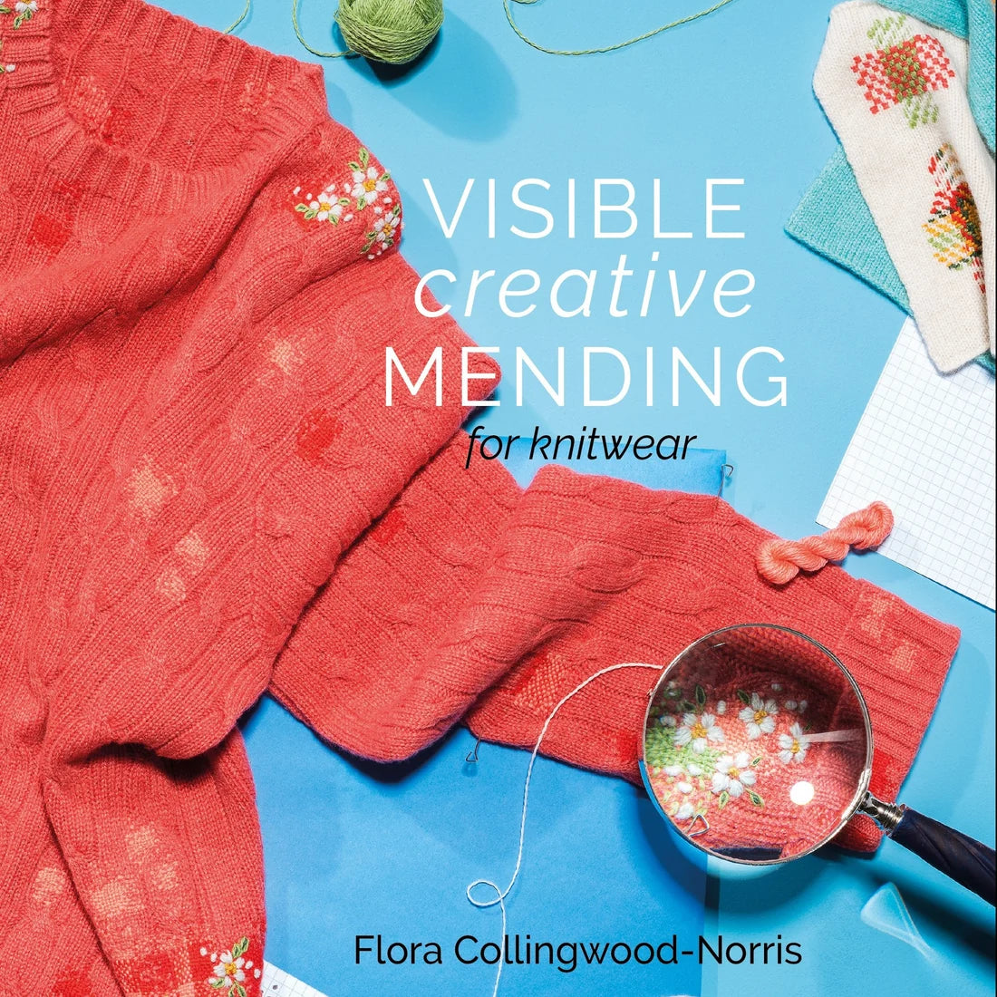 Visible Creative Mending for Knitwear