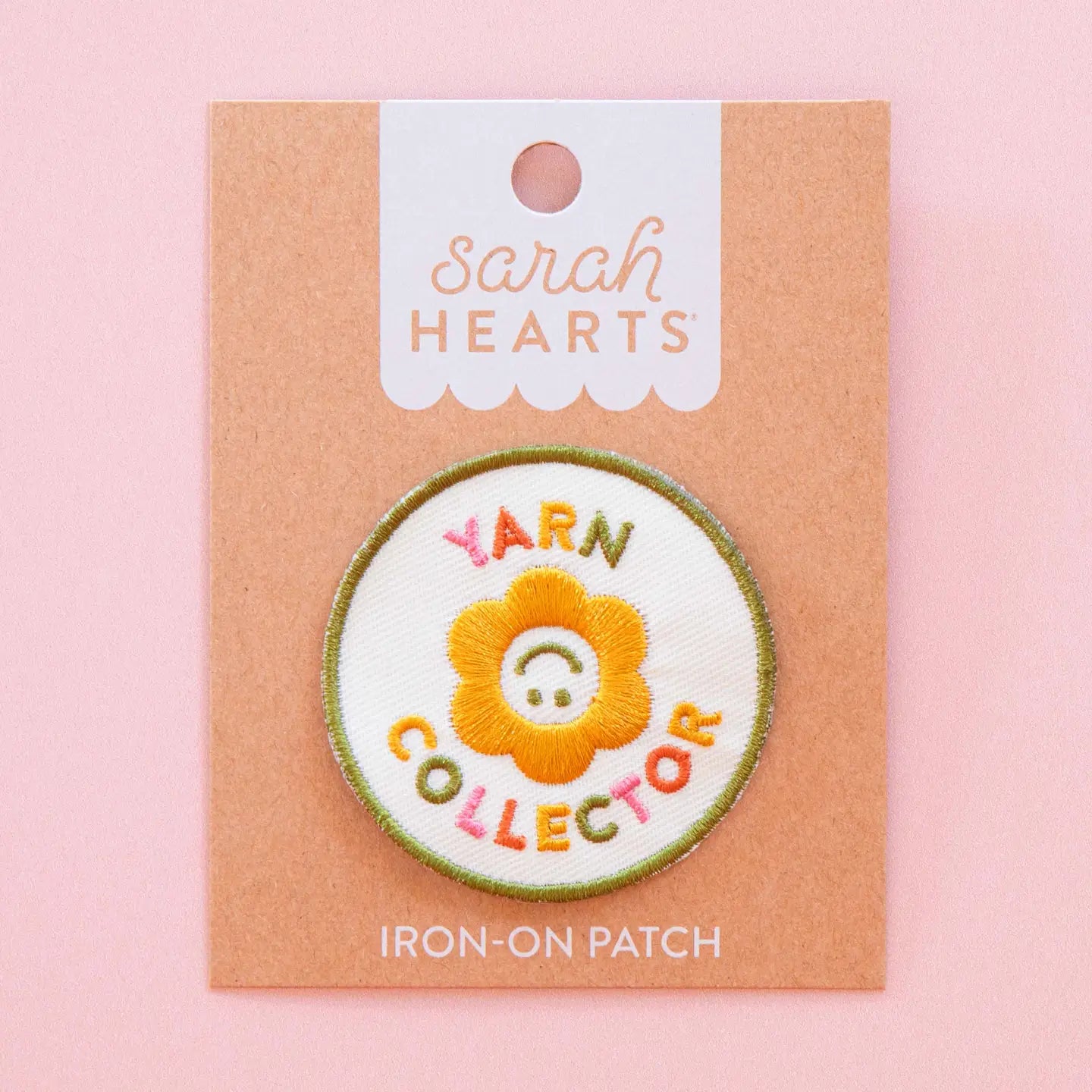 Sarah Hearts Iron-On Patch