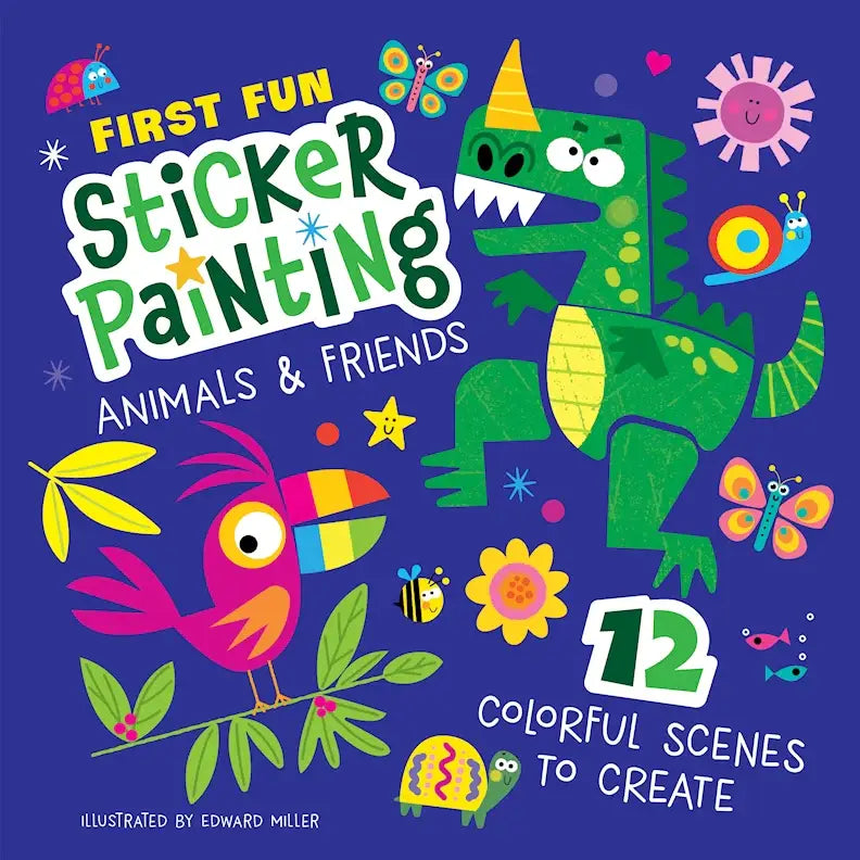 First Fun Sticker Painting Books