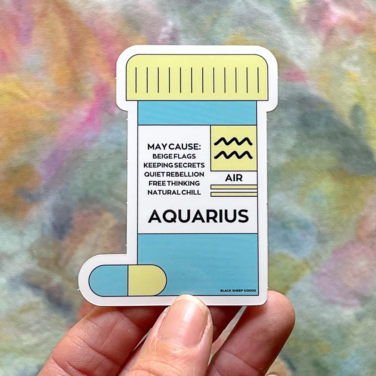 Zodiac Sign Pill Bottle Stickers