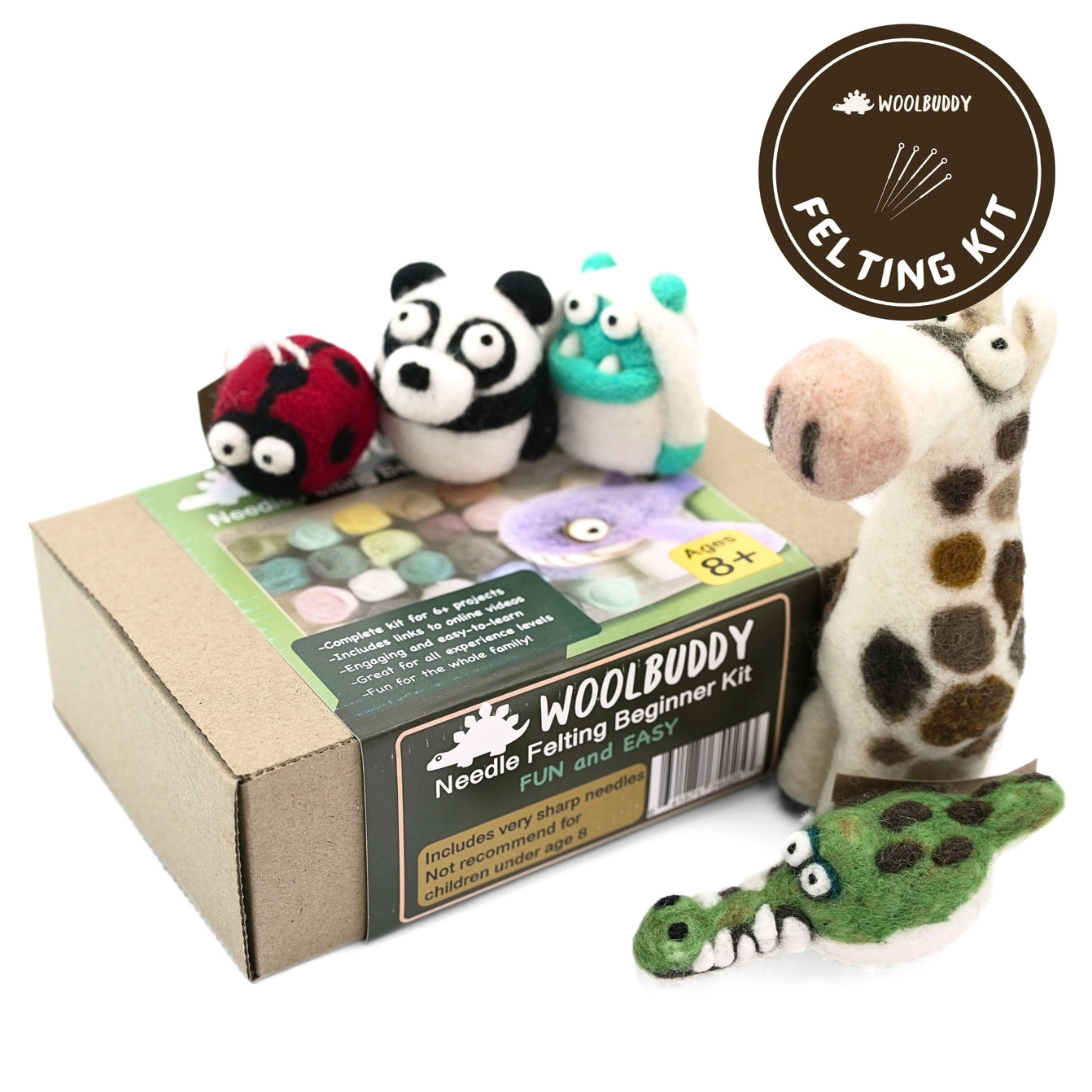 Woolbuddy Beginner Needle Felting Kit