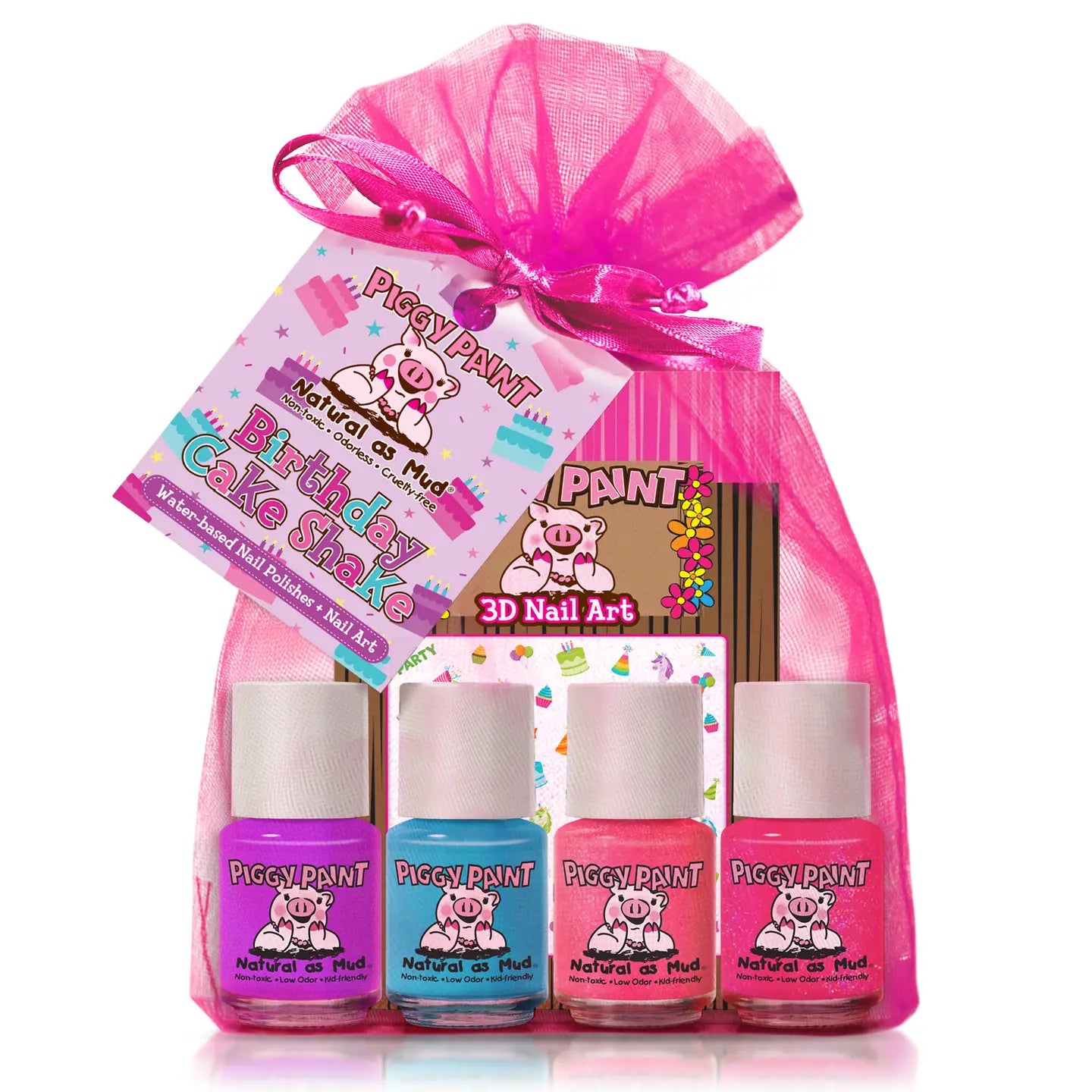Piggy Paint Birthday Cake Shake Gift Set