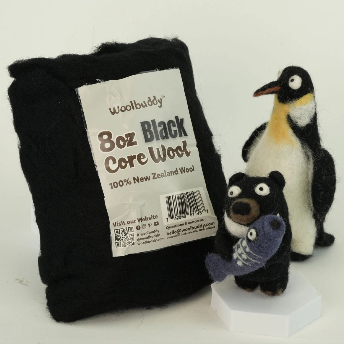 Woolbuddy Core Wool (8 oz)