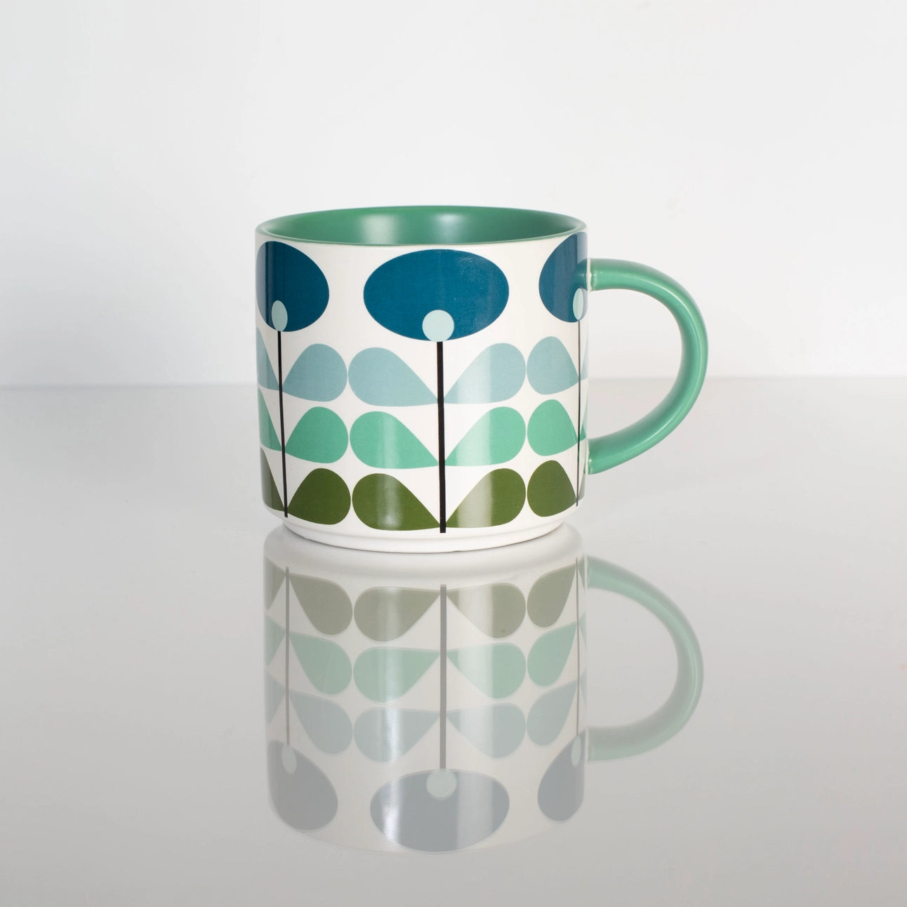 Mid Century Modern Matte Stackable Coffee Mug