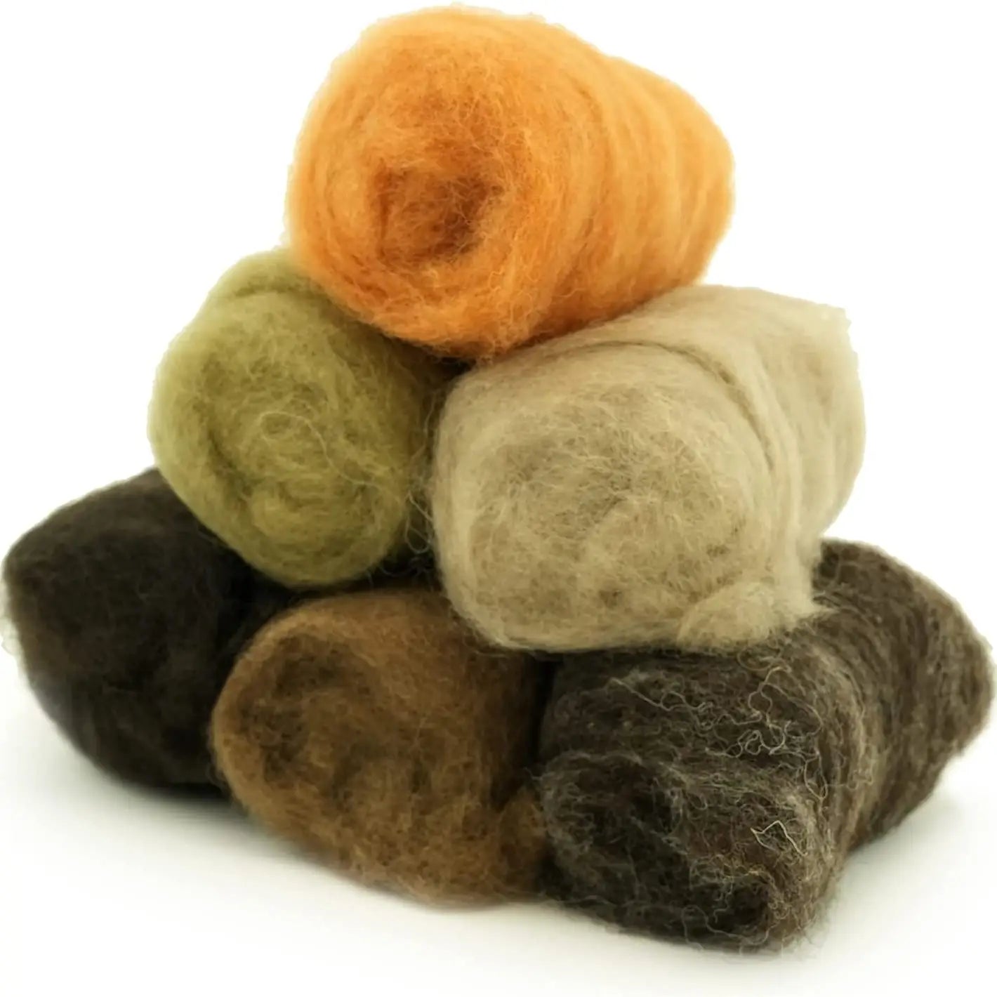Woolbuddy Corriedale Wool Fiber Sampler Packs