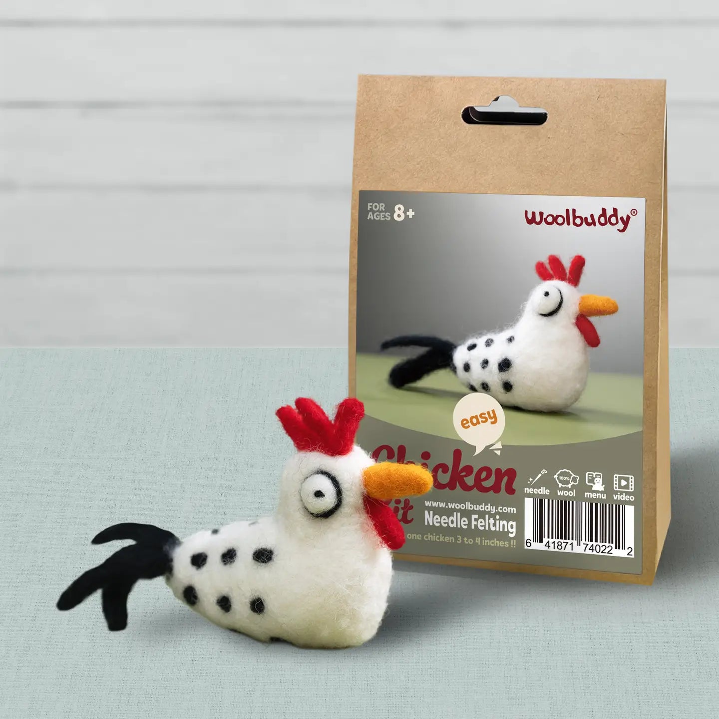 Woolbuddy Mini Needle Felting Kits (Beginner & Intermediate)